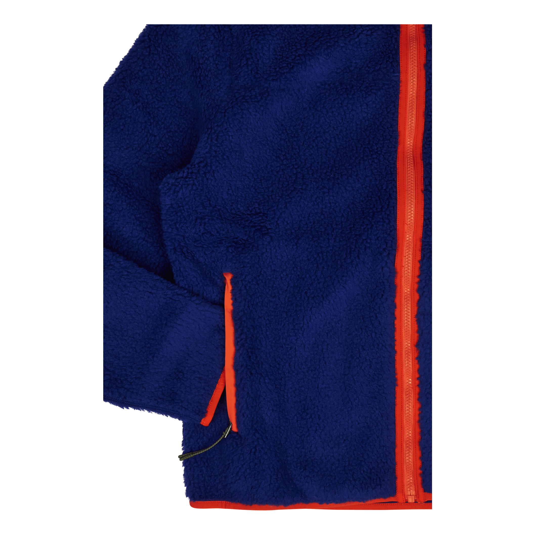 Polo Ralph Lauren Bonded Pile Fleece Jacket City Royal Multi