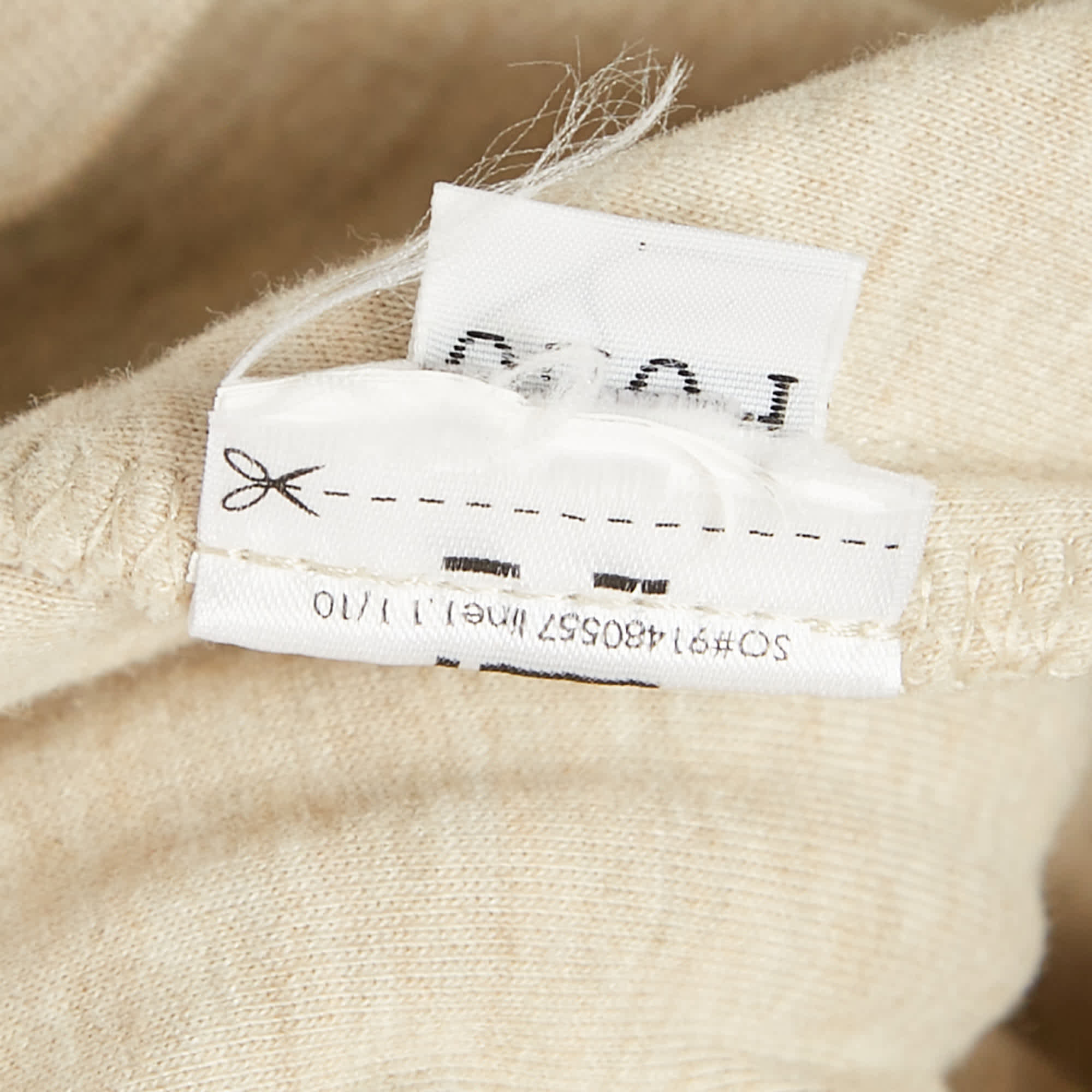 Polo Ralph Lauren Beige Jersey Zip - Up Jacket