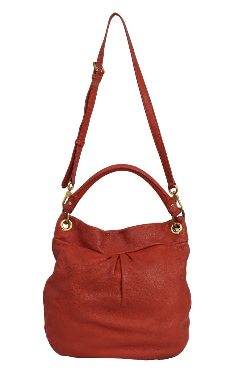 Marc Jacobs Classic Q Hillier Leather Hobo Bag