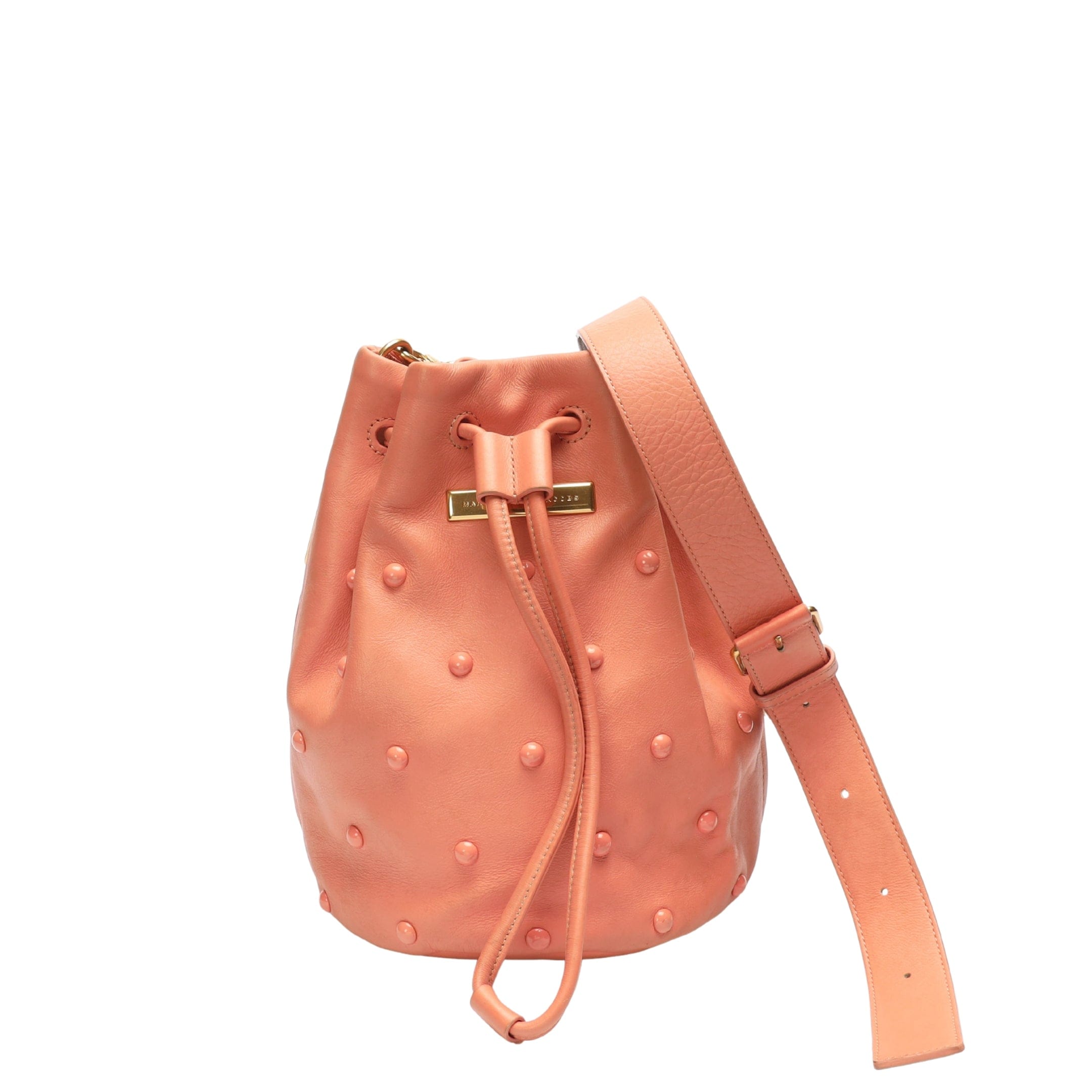 Marc Jacobs Peach The Bucket Sling Bag