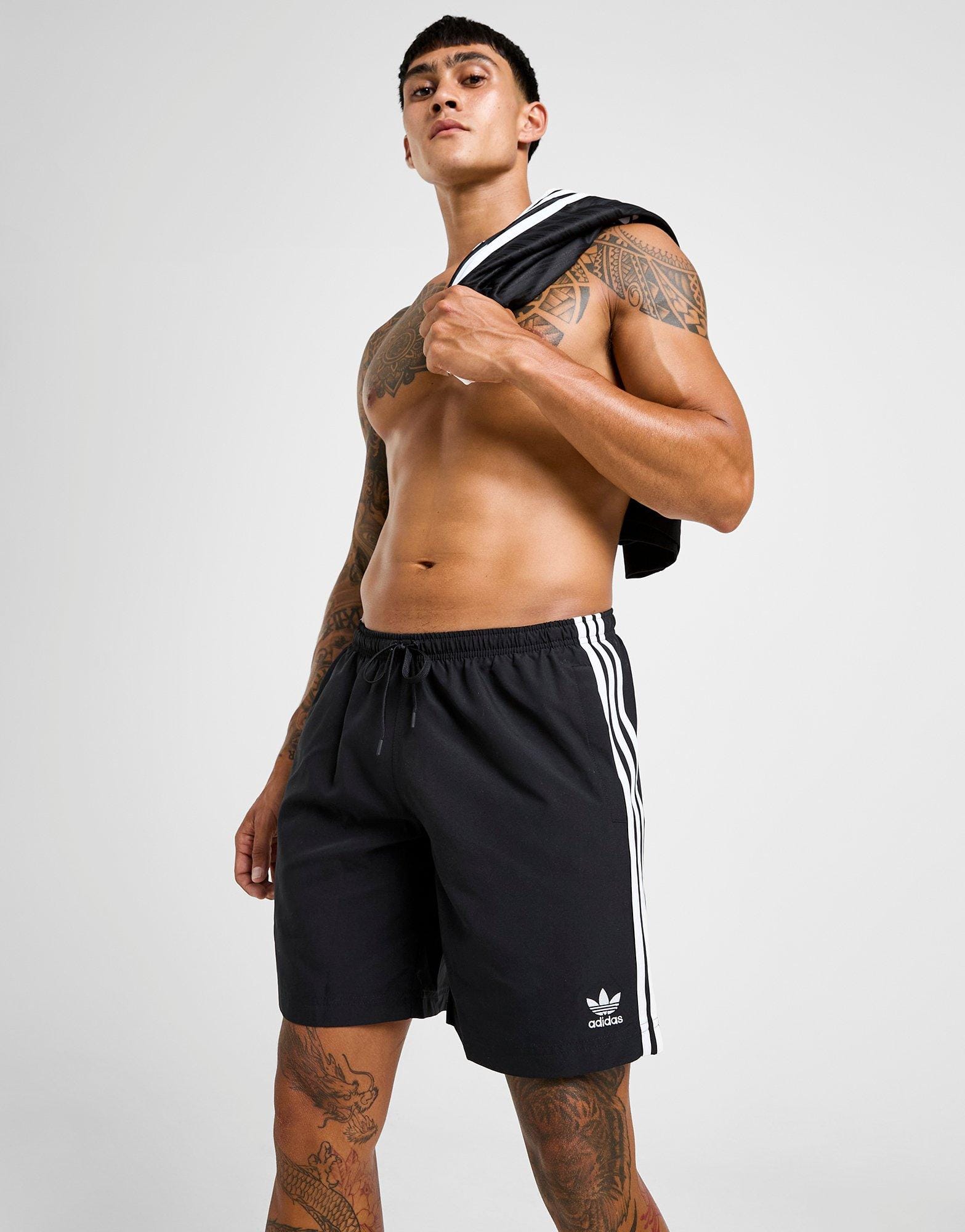 adidas Adicolor 3 - Stripes 8" Swim Shorts