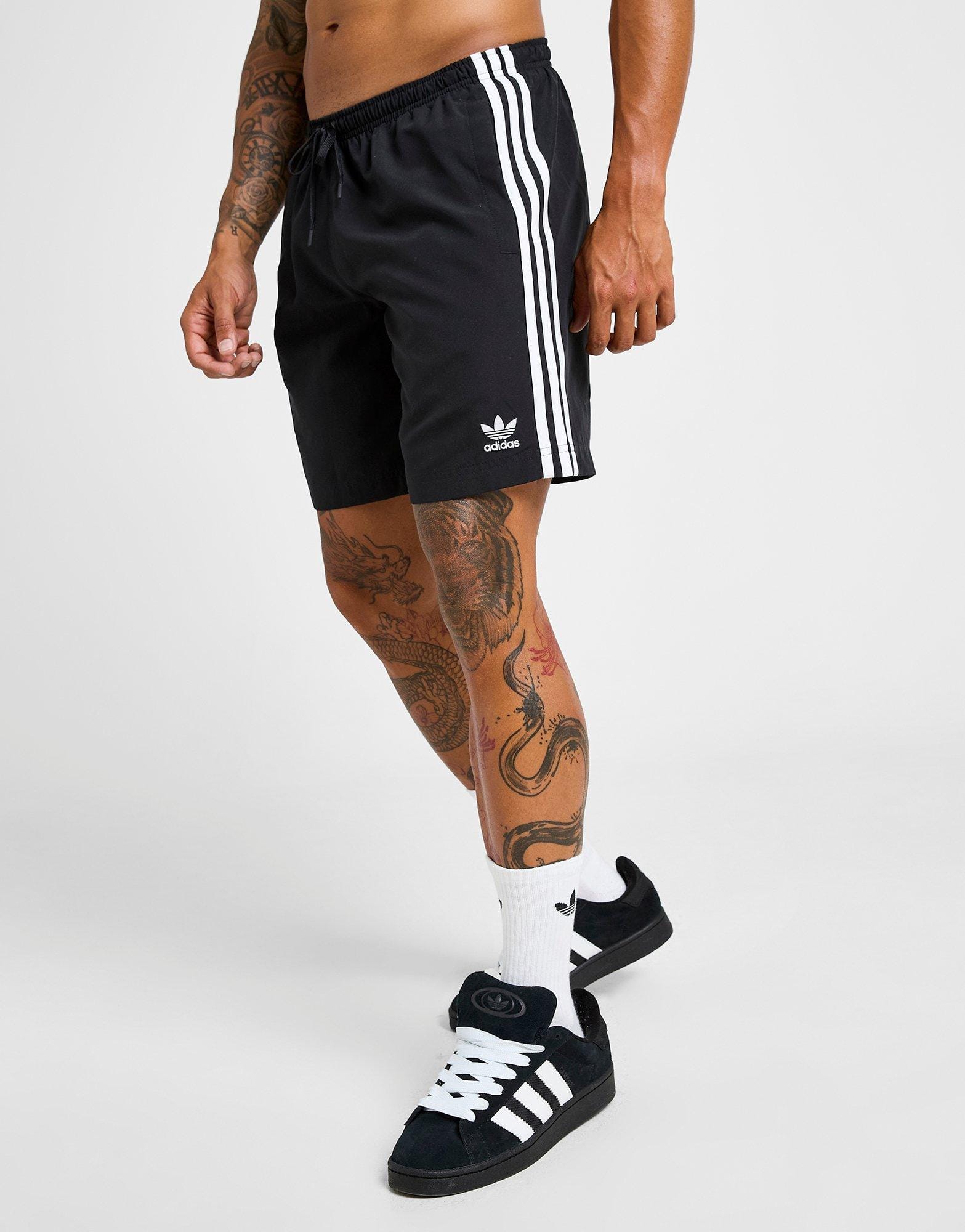 adidas Adicolor 3 - Stripes 8" Swim Shorts