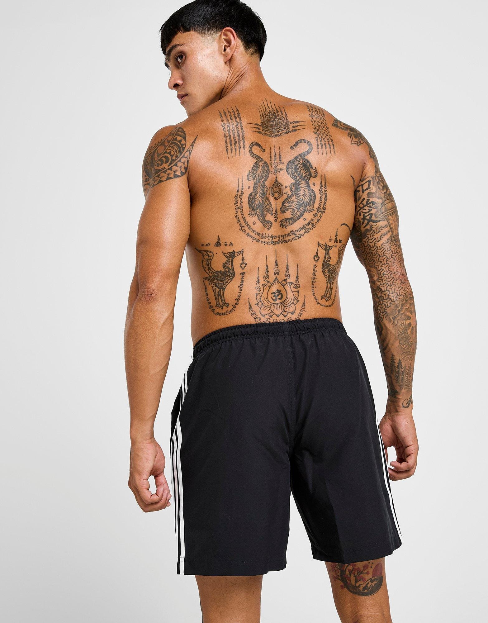 adidas Adicolor 3 - Stripes 8" Swim Shorts