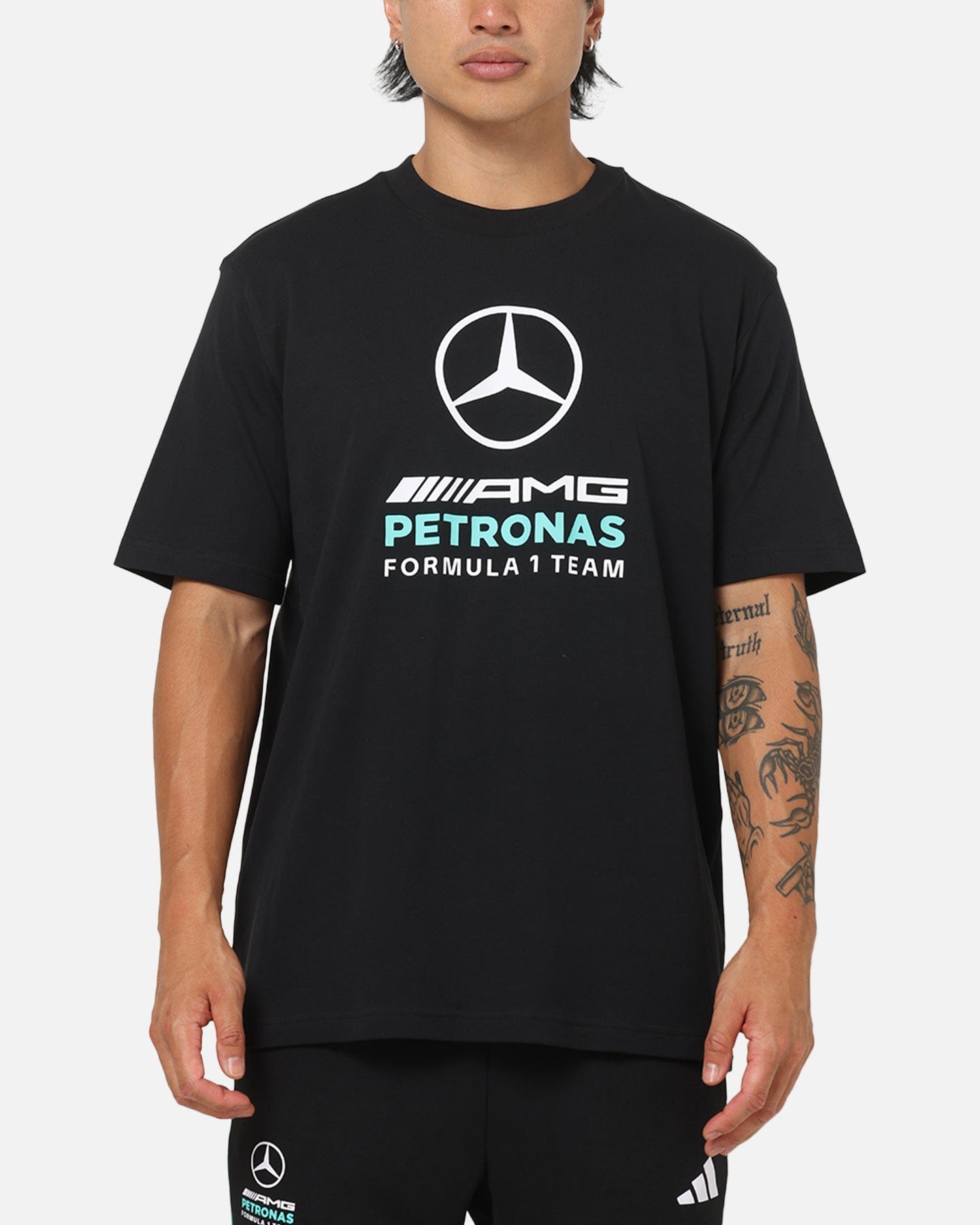 adidas Mercedes - AMG Petronas Formula 1 Team DNA Graphic T - Shirt Black