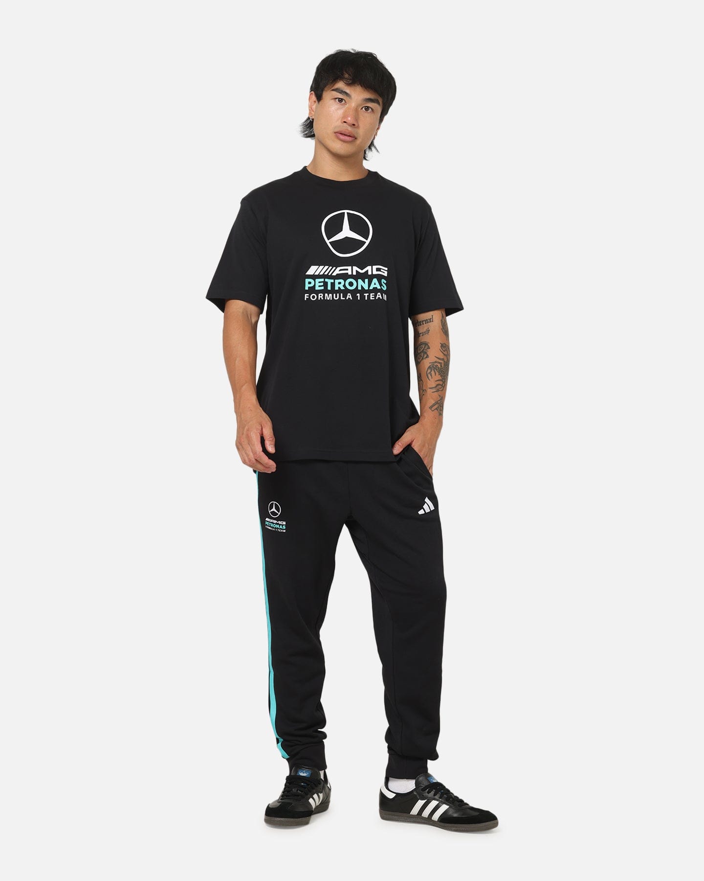 adidas Mercedes - AMG Petronas Formula 1 Team DNA Graphic T - Shirt Black