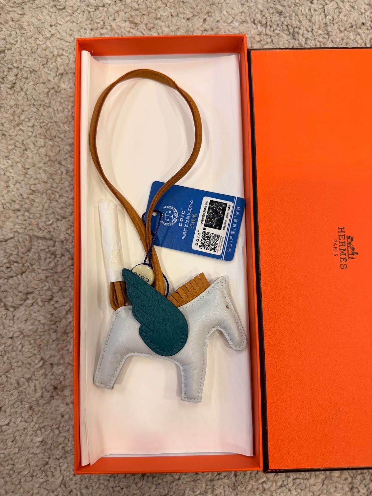 Hermes Redo Pegasus Bag Charm ALC3997