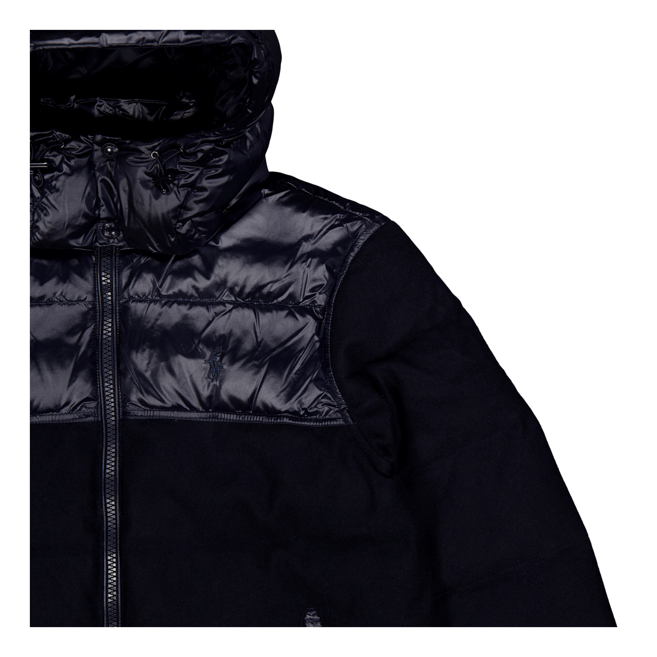 Polo Ralph Lauren Water - Resistant Hybrid Down Jacket Collection Nvy Glsy/Navy Wl