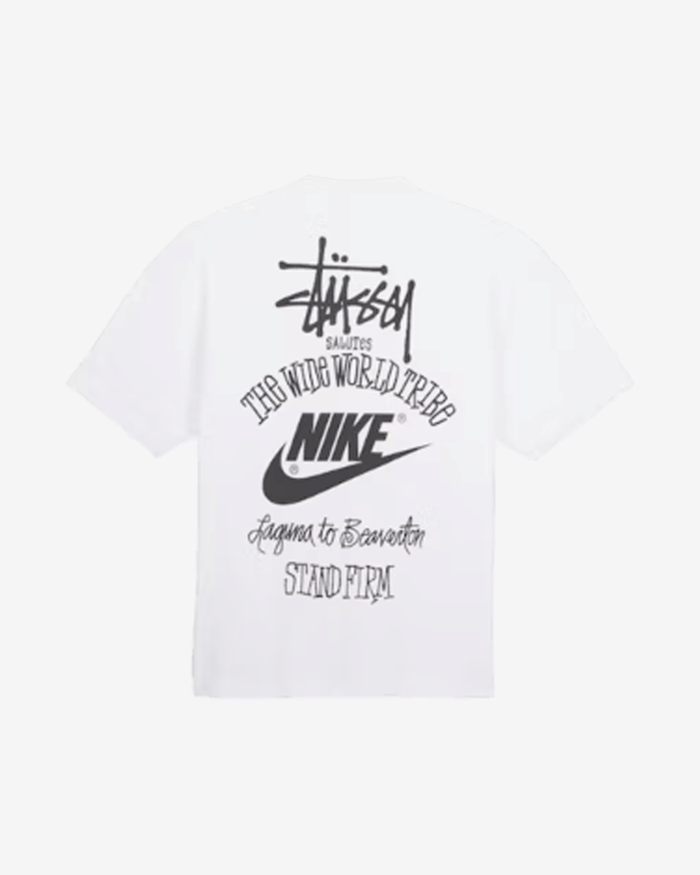 NIKE x STUSSY SS23 THE WIDE WORLD TRIBE WHITE T-Shirt