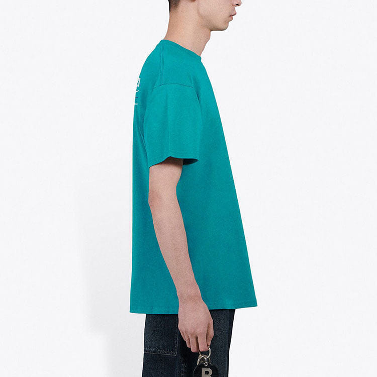 Balenciaga Political Campaign Logo T - Shirt Green