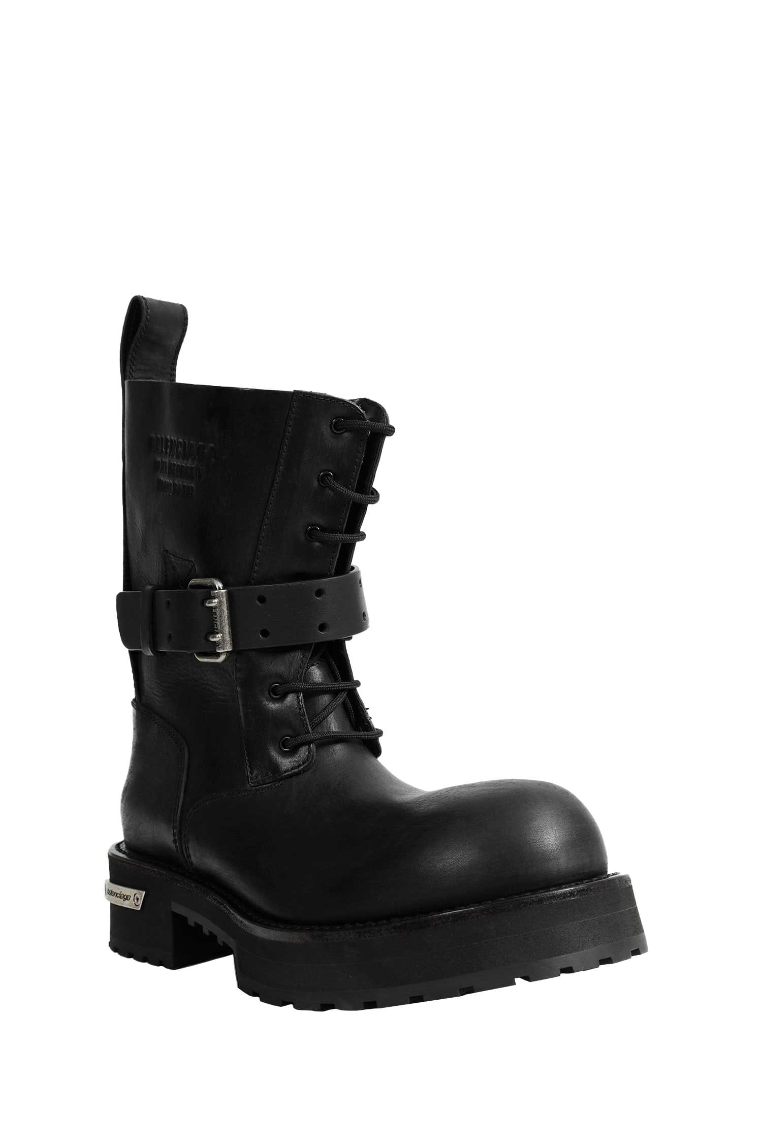 Balenciaga Venom Lace - Up Booties