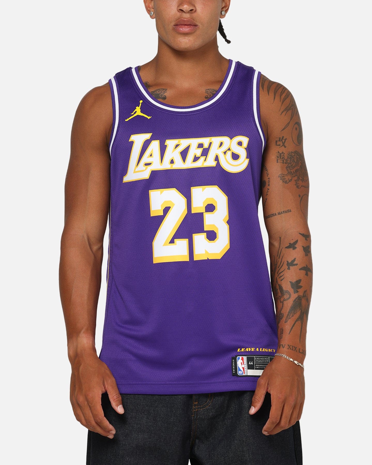 Nike LeBron James Los Angeles Lakers 2025/26 Statement Edition Dri - FIT NBA Swingman Jersey Field Purple