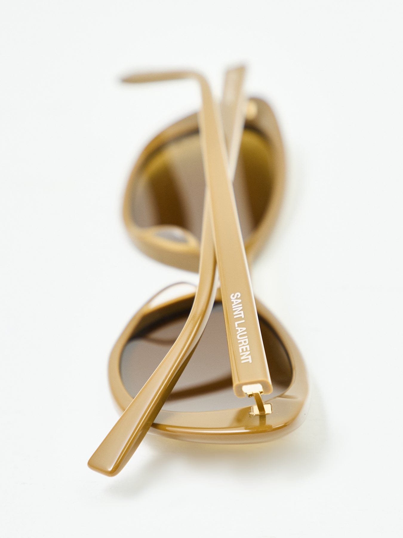 Saint Laurent Cat Eye Sunglasses Brown