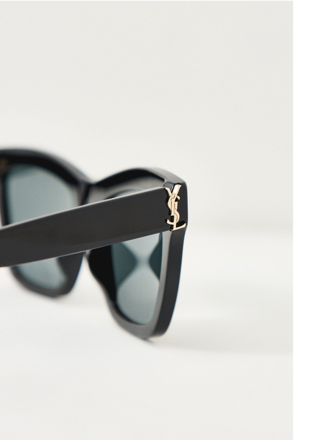Saint Laurent SL M156 Rectangle Sunglasses Black