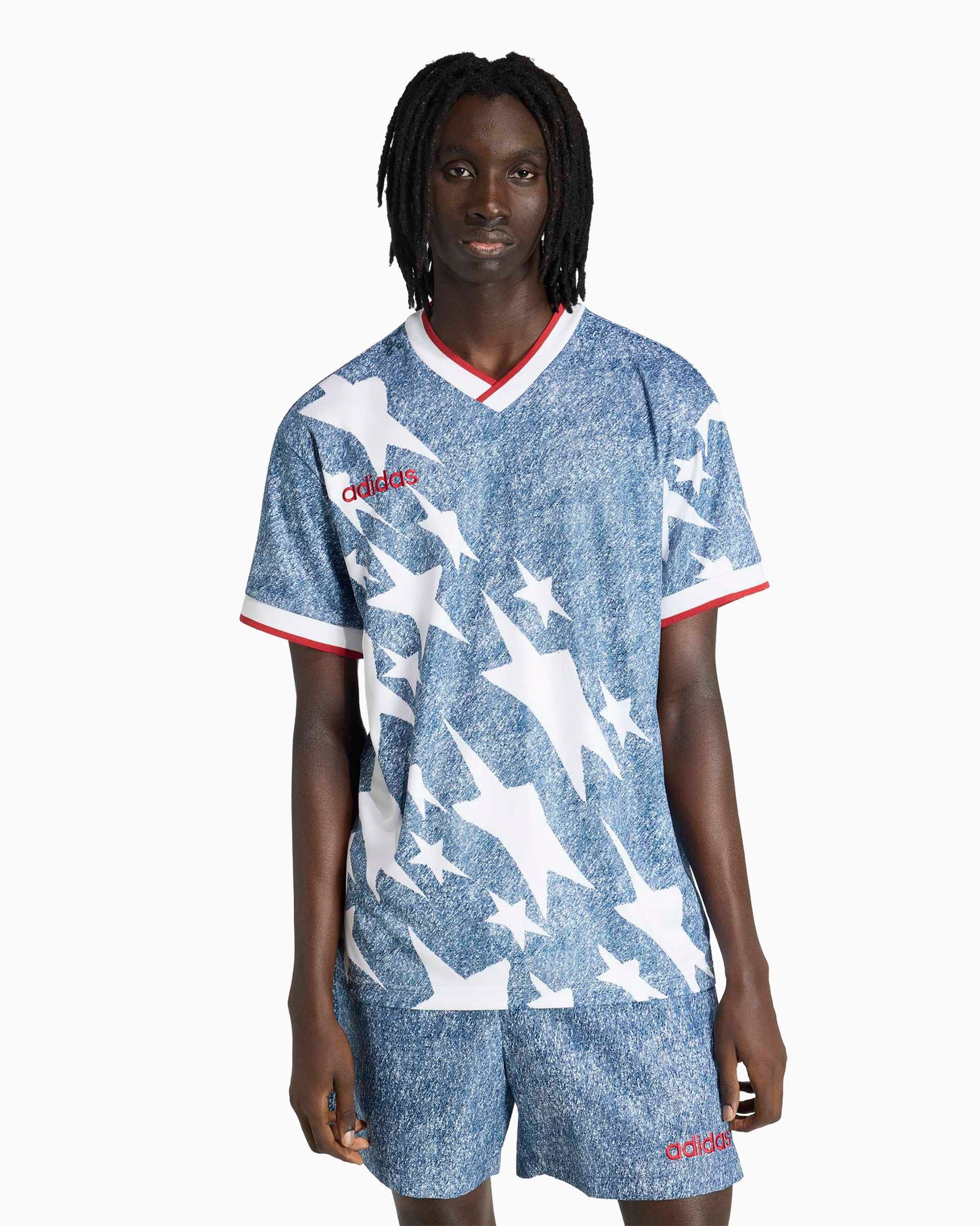adidas Jersey T - Shirt con gráfico adidas Originals Denim para hombre
