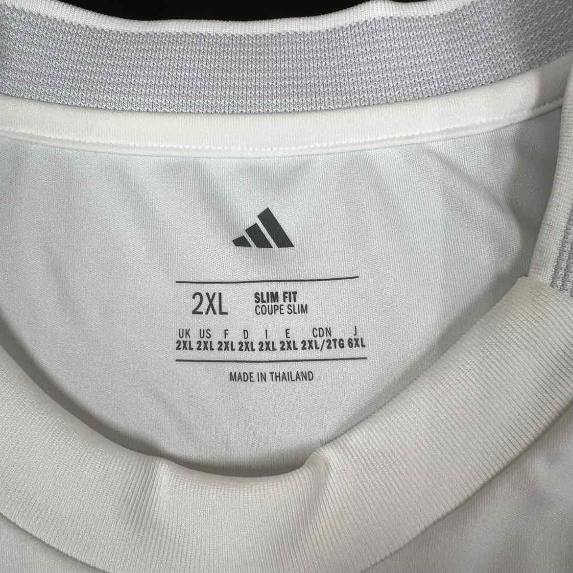 adidas Jersey REAL MADRID HOME White New Size XXL