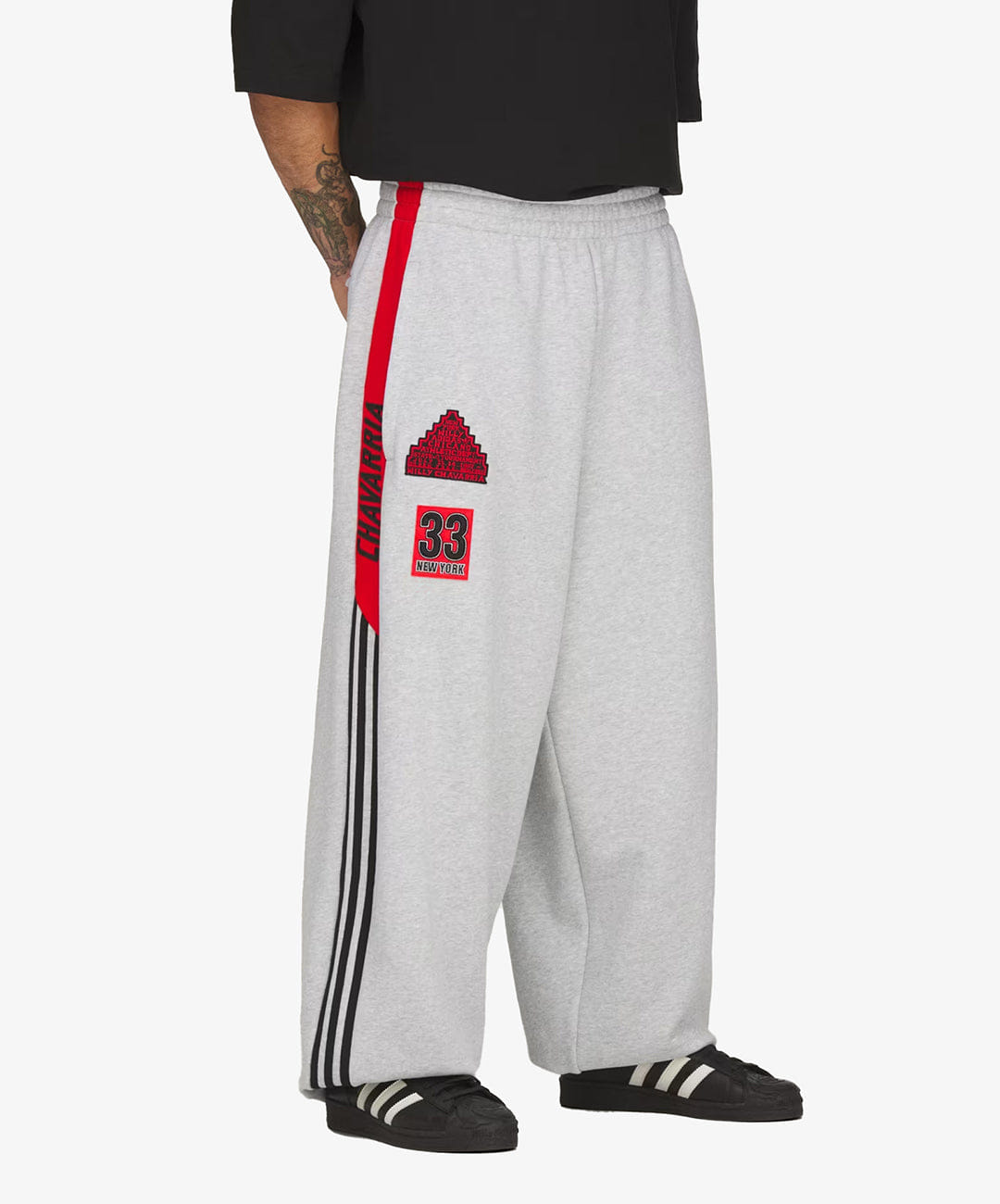 Adidas Originals | x CHAVARRIA SWEATPANT { LIGHT GREY HEATHER