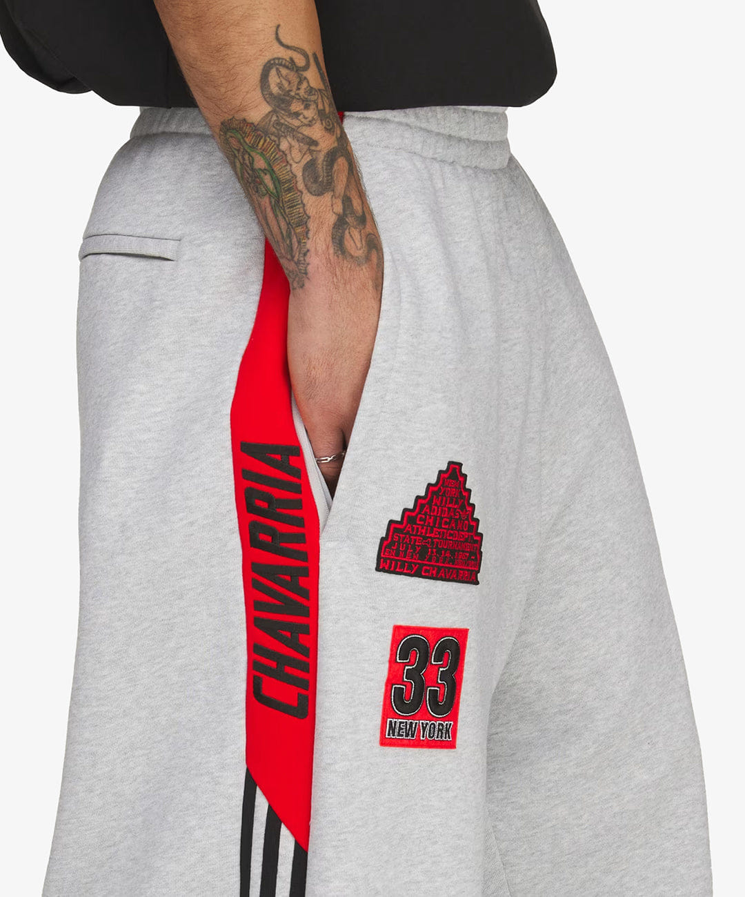 Adidas Originals | x CHAVARRIA SWEATPANT { LIGHT GREY HEATHER