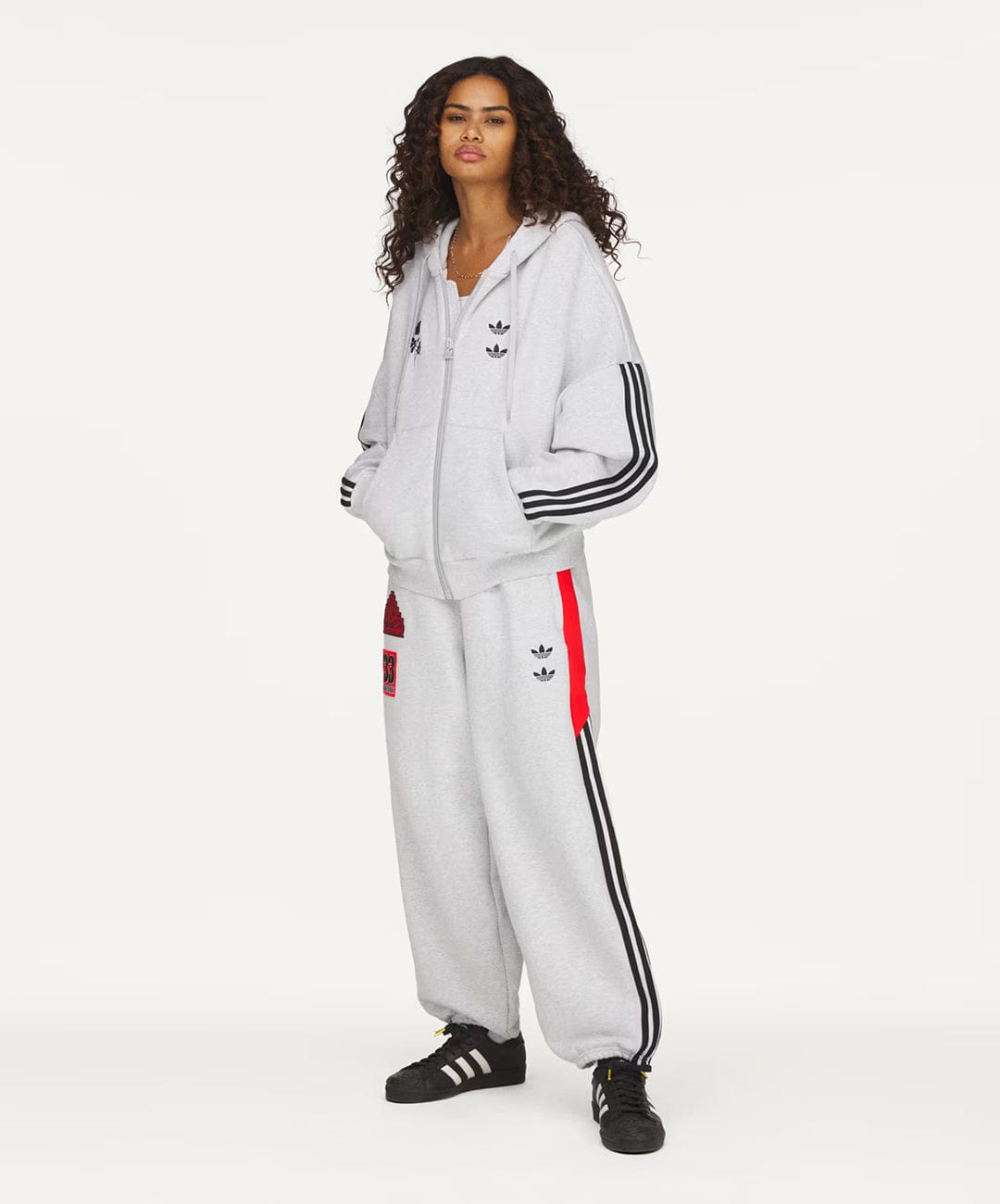 Adidas Originals | x CHAVARRIA SWEATPANT { LIGHT GREY HEATHER