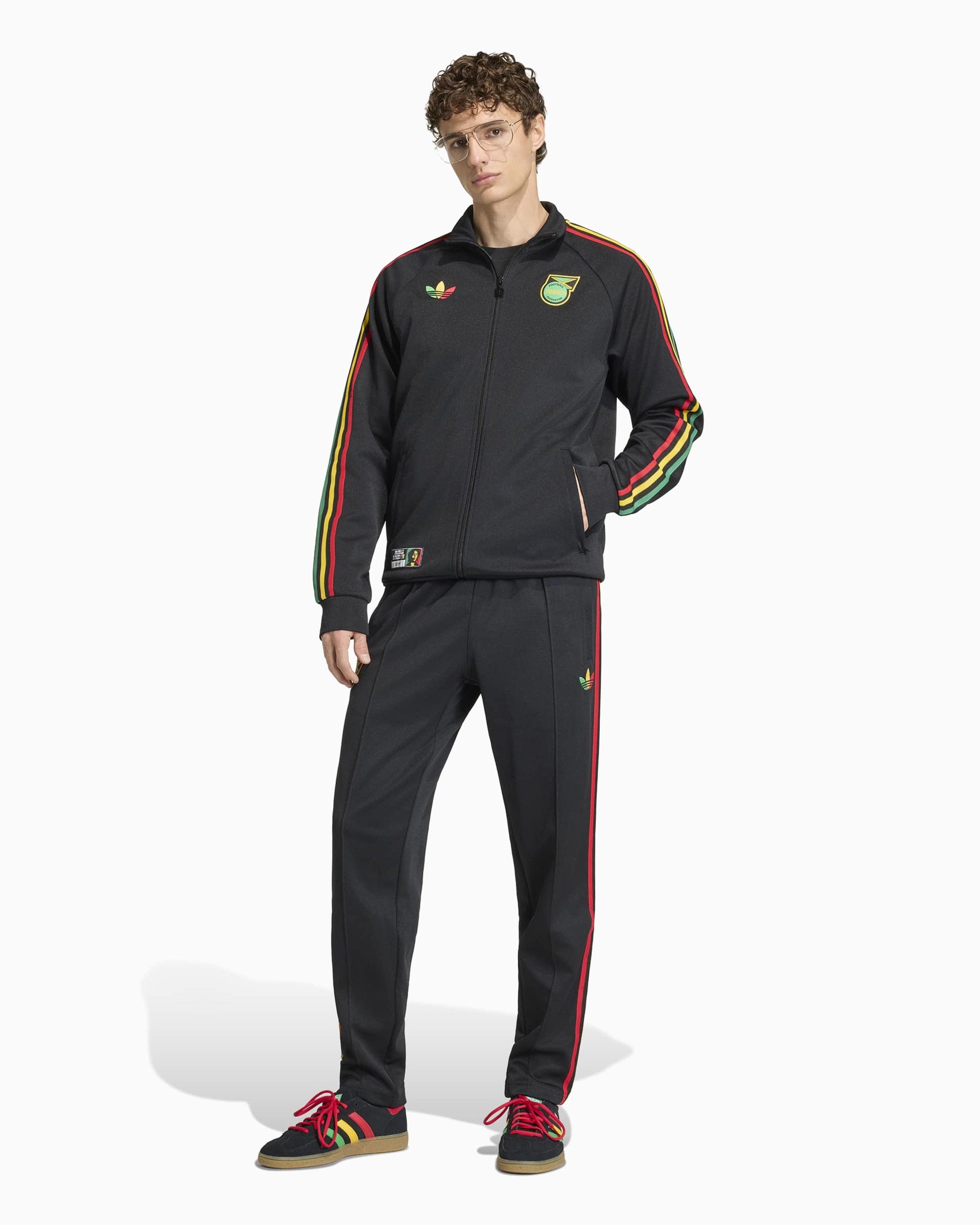 adidas Pantalones de chandal adidas Originals x Bob Marley Jamaica para hombre