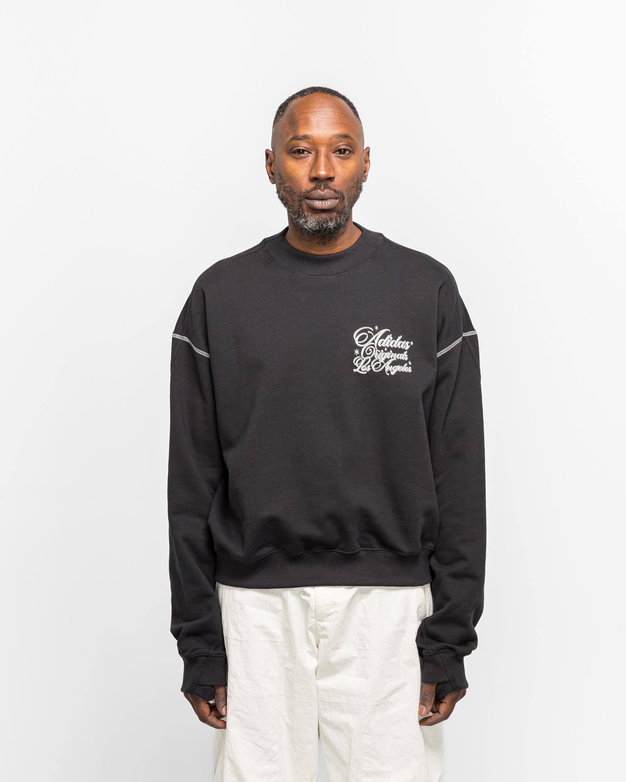 adidas Santa Monica Crewneck - Black