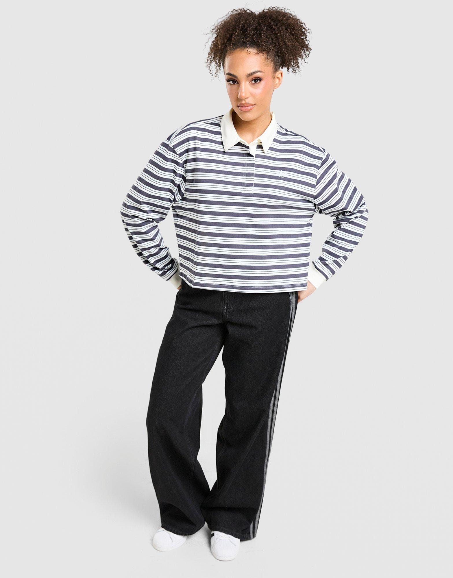 adidas Stripe Rugby Shirt
