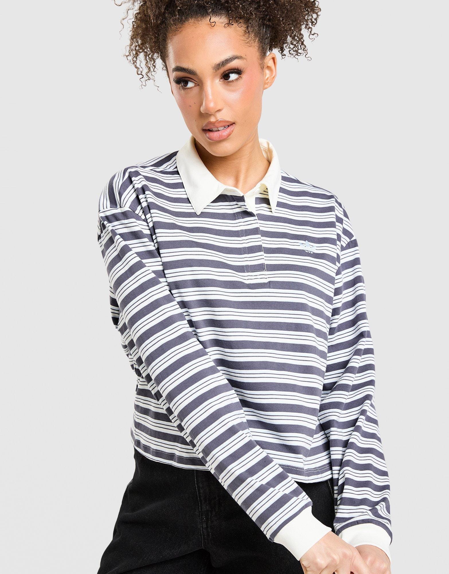 adidas Stripe Rugby Shirt