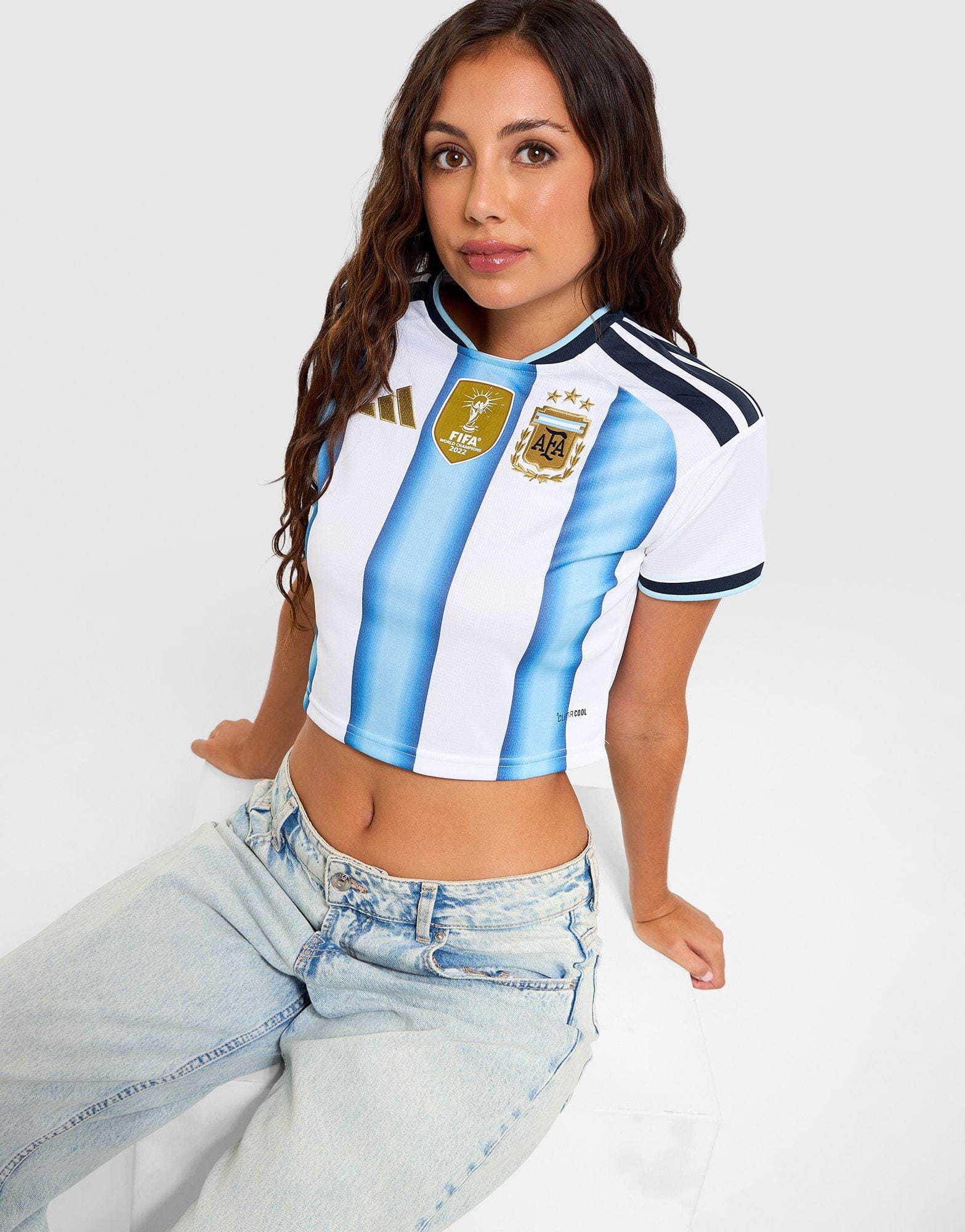 adidas Argentina 26 Home Replica Cropped Jersey