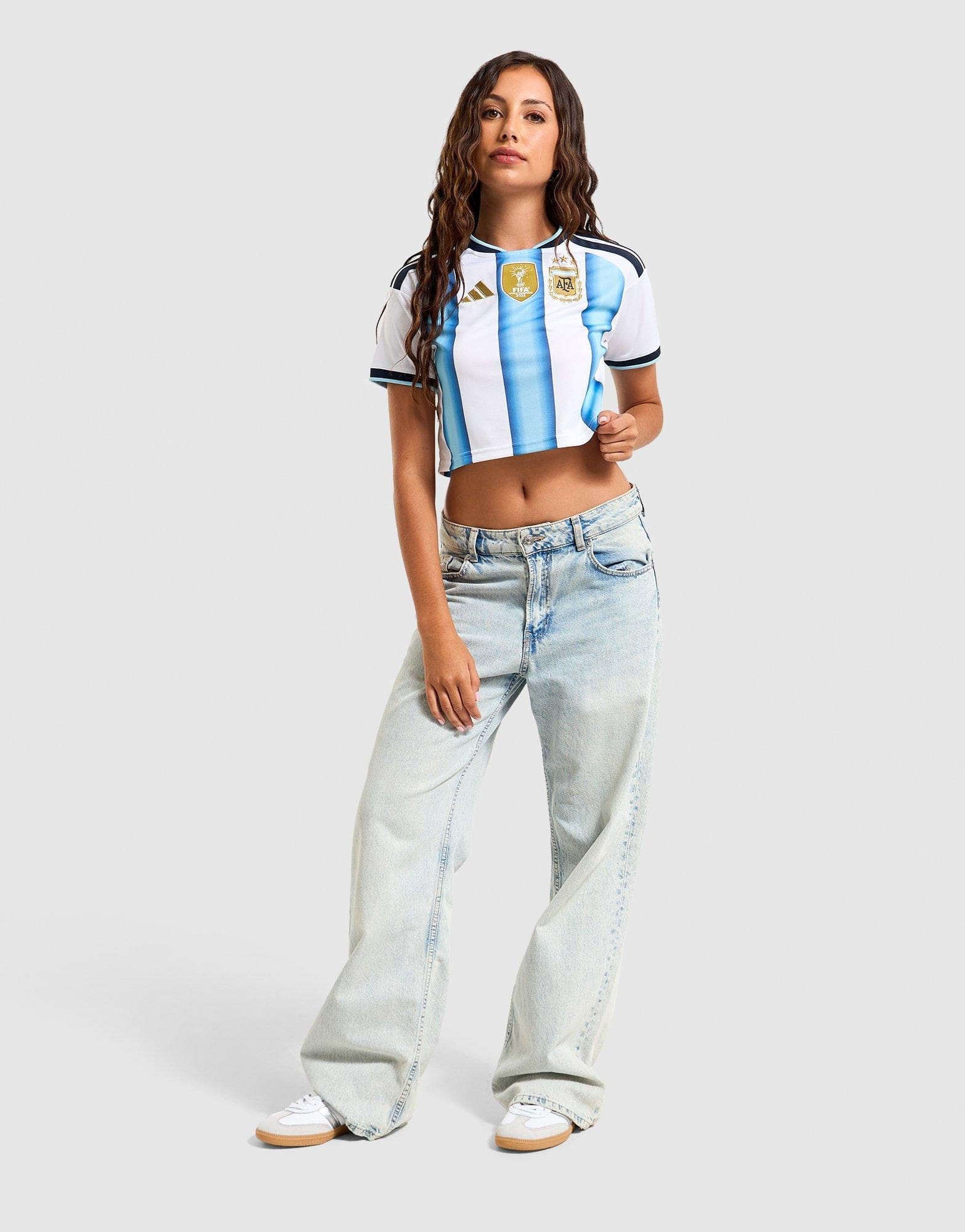 adidas Argentina 26 Home Replica Cropped Jersey
