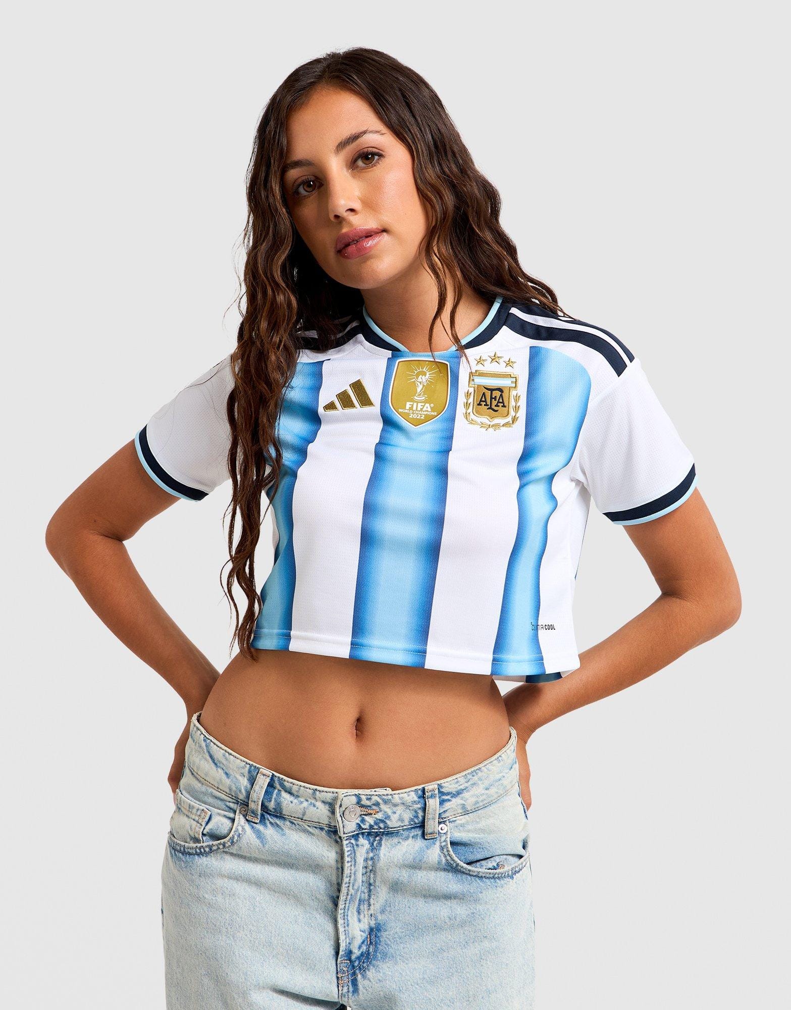 adidas Argentina 26 Home Replica Cropped Jersey