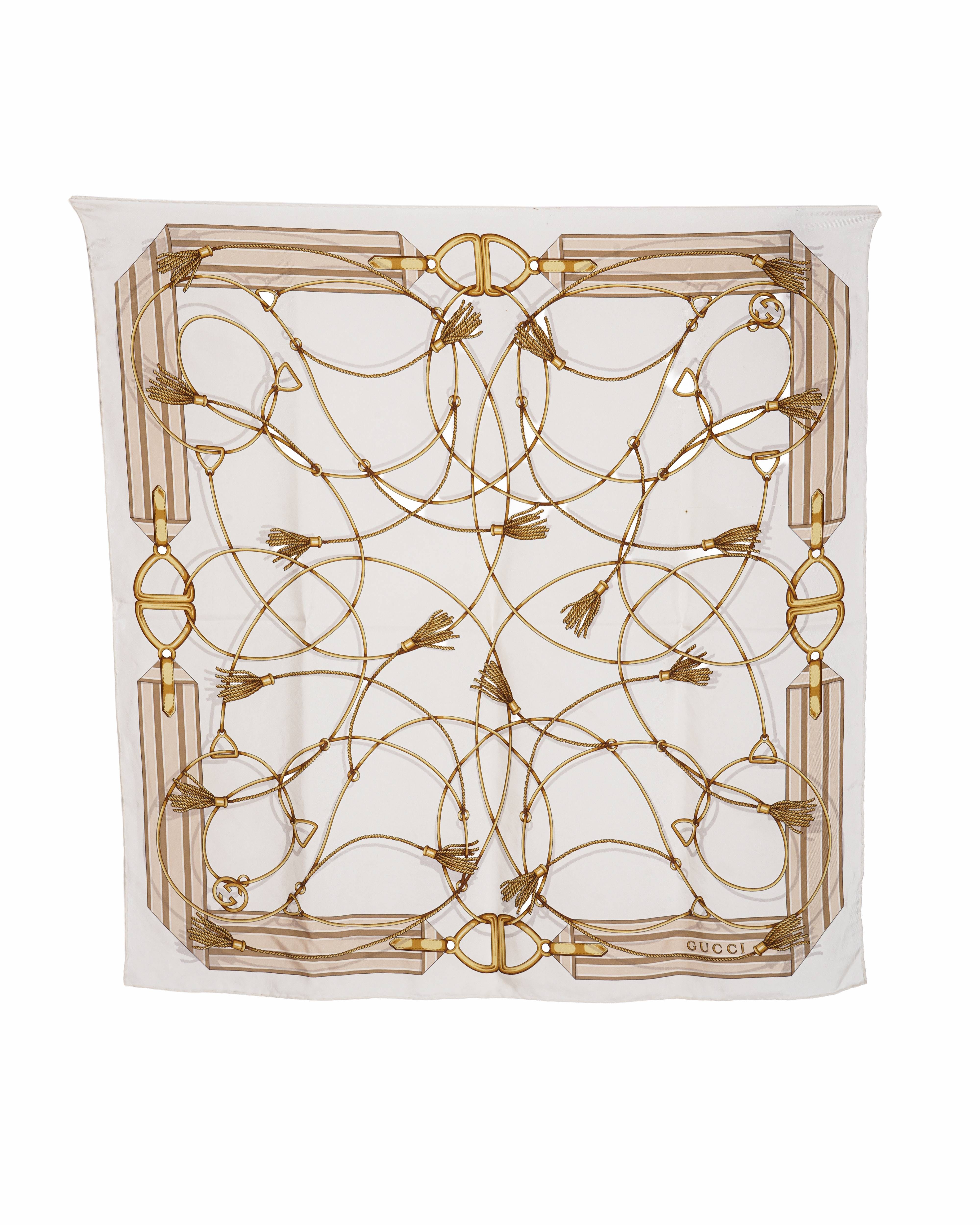 Gucci Printed silk scarf