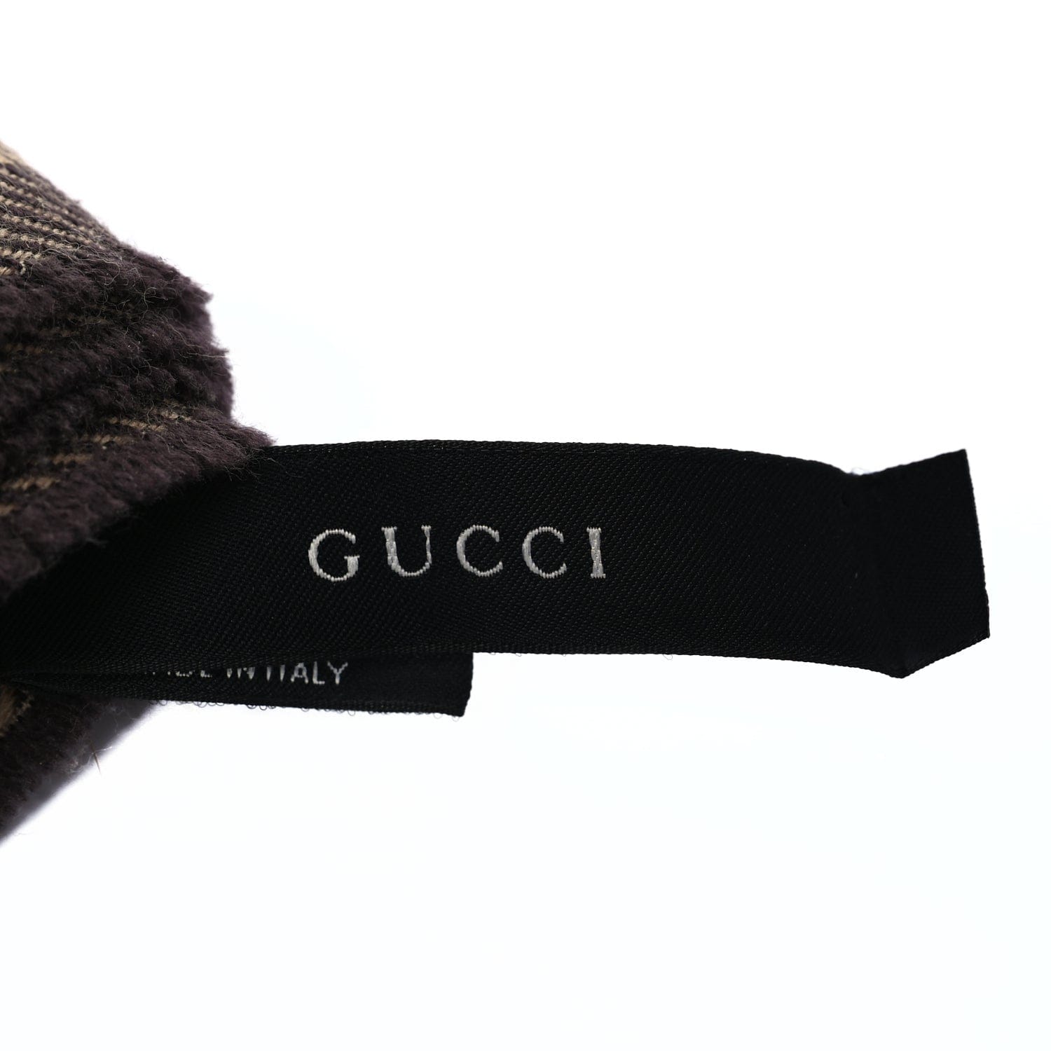 Gucci Wool Silk GG Monogram GGNat Scarf Brown