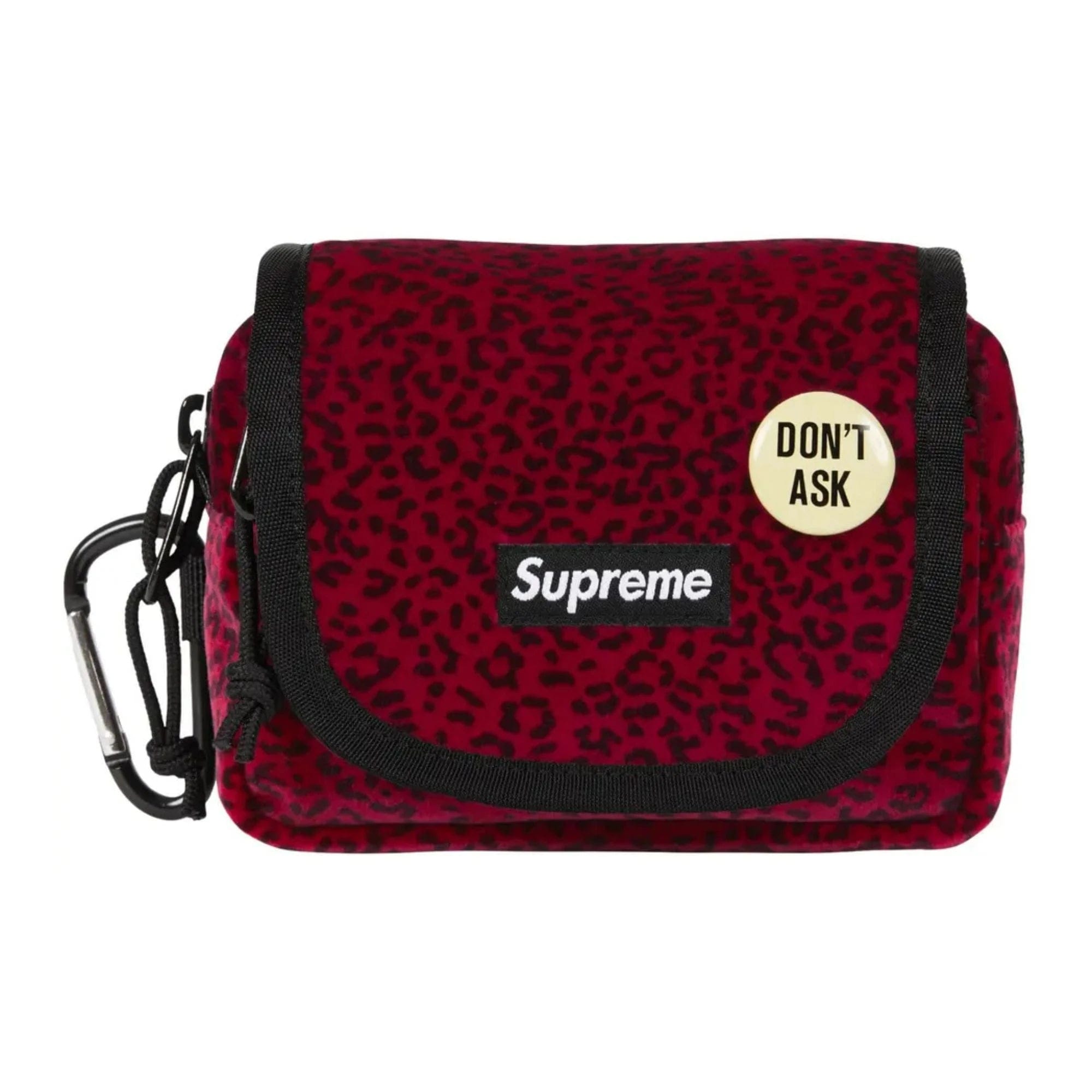 Supreme Velvet Mini Pouch Red Leopard (2025)
