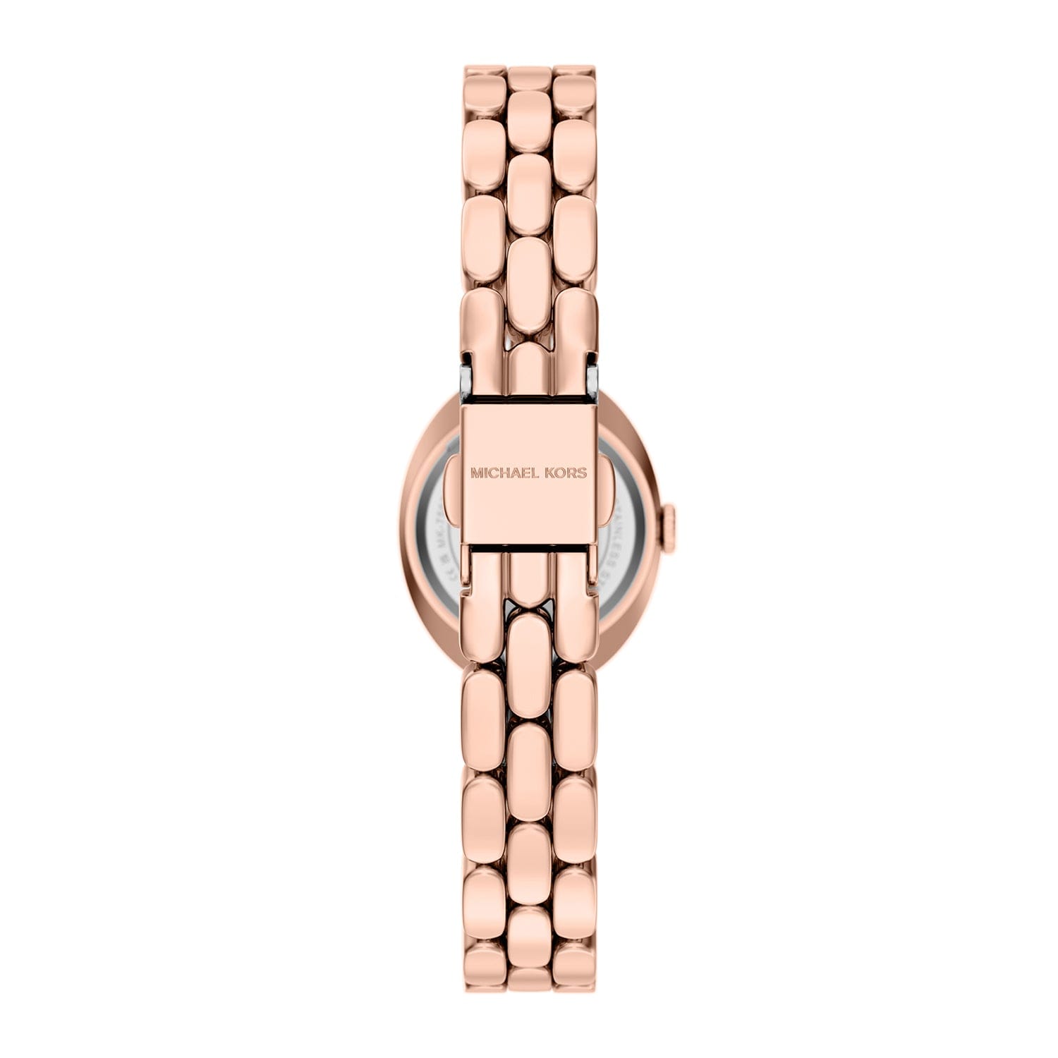 Michael Kors Women's Maude Three - Hand Rose Gold - Tone Stainless Steel Watch and Bracelet Set
