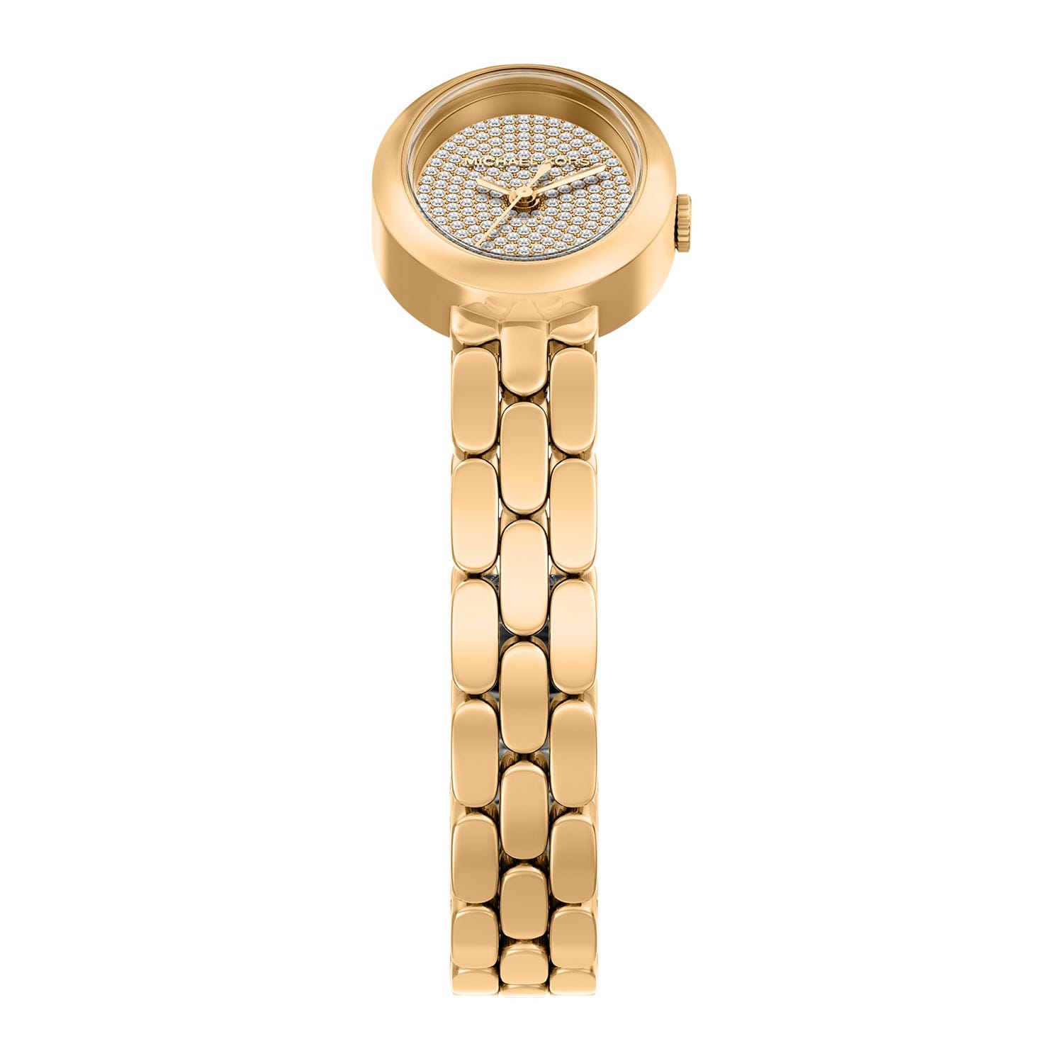 Michael Kors Women's Maude Three - Hand Gold - Tone Stainless Steel Watch and Bracelet Set