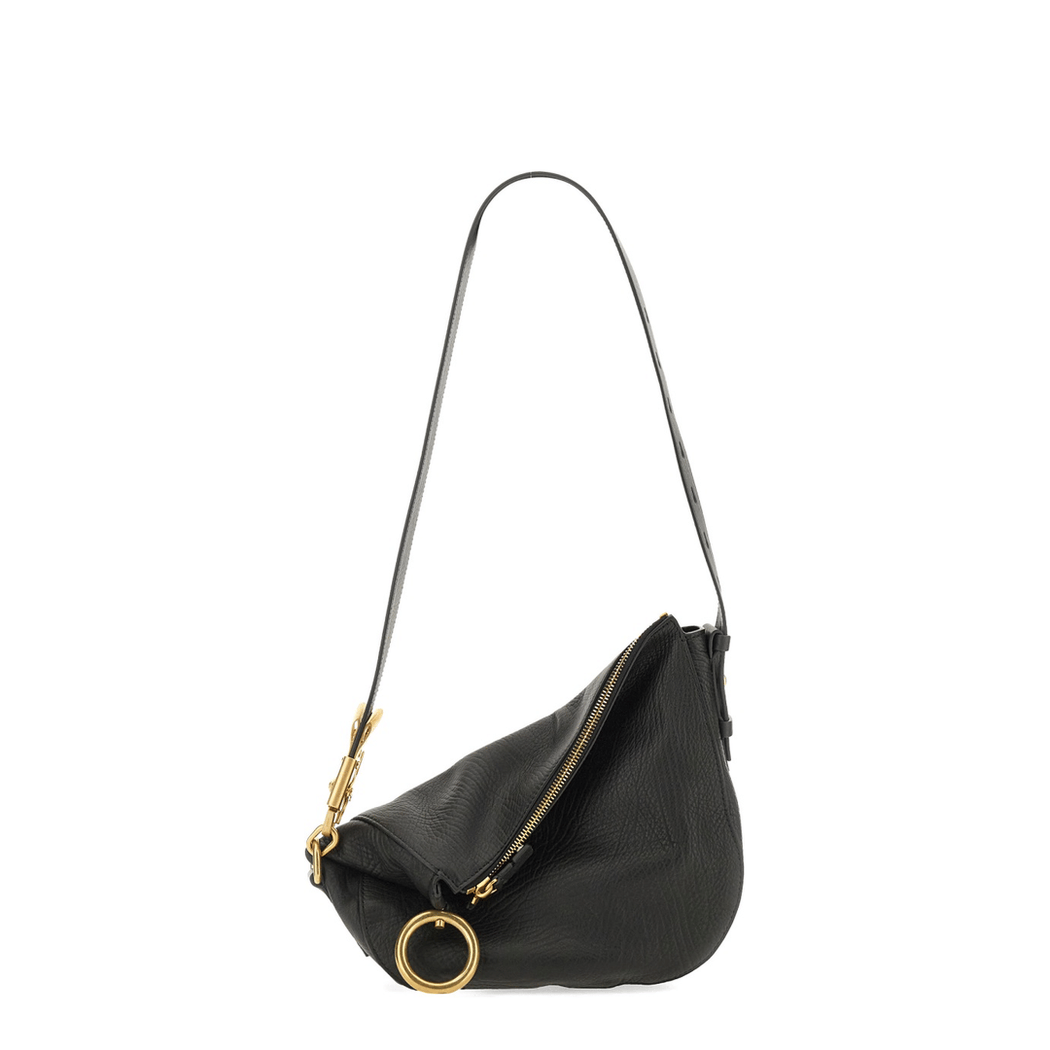 Burberry Knight Small Calfskin Shoulder Bag - Black