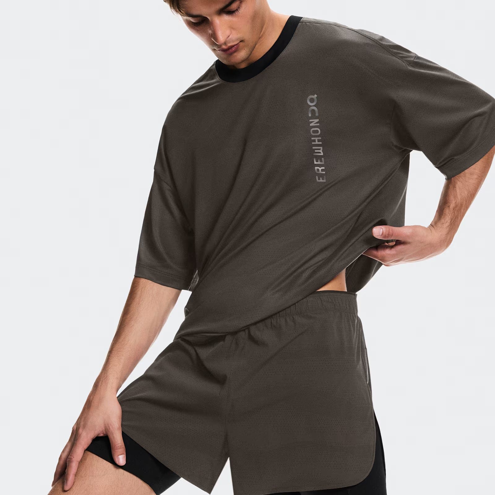 On Running On 2 - In - 1 Shorts Erewhon Espresso | Black