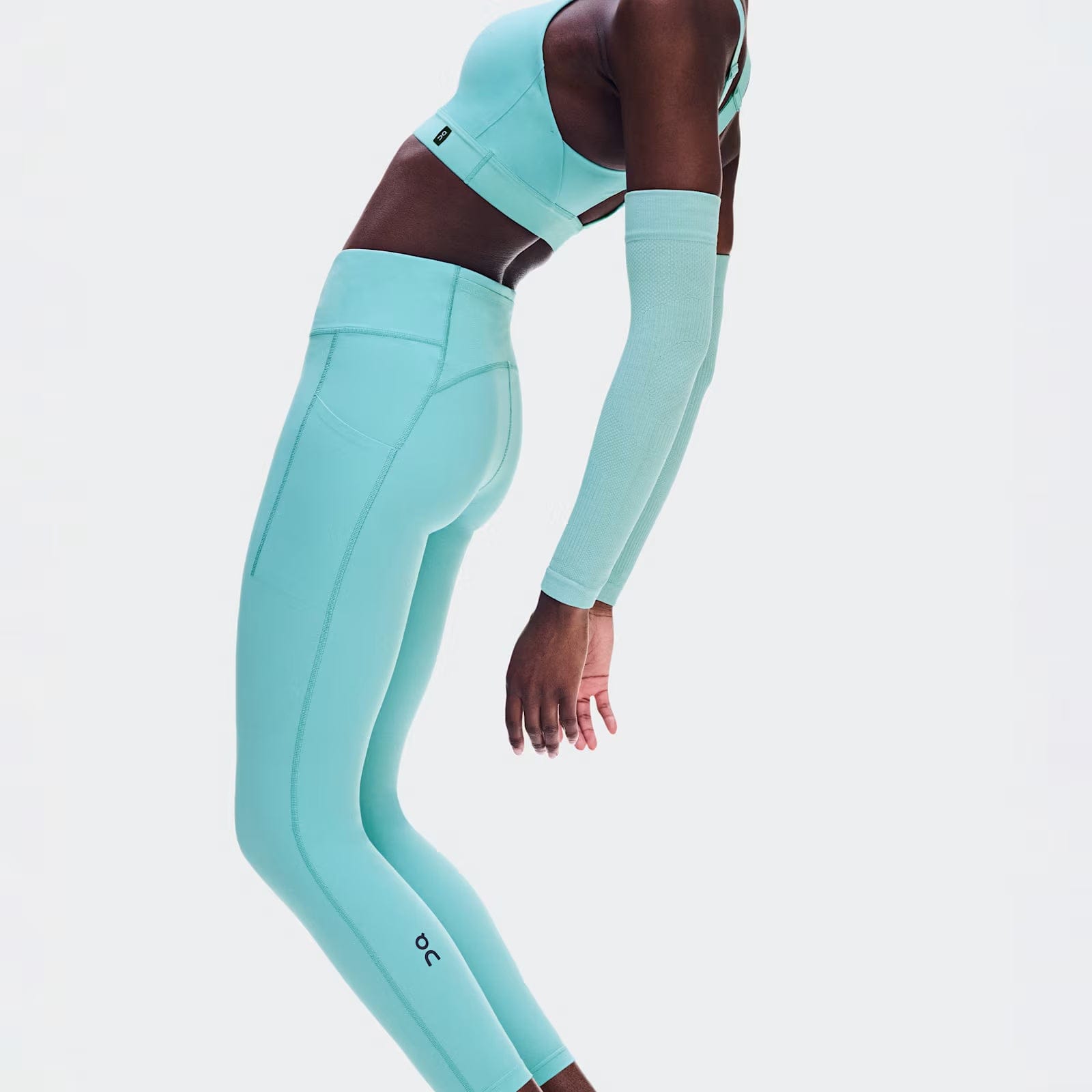 On Running On Performance Tights 7/8 Aquamarine (Women'S)