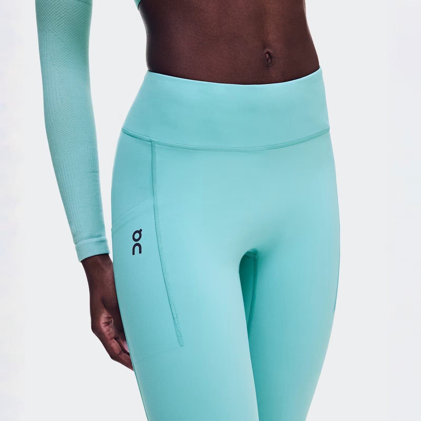 On Running On Performance Tights 7/8 Aquamarine (Women'S)