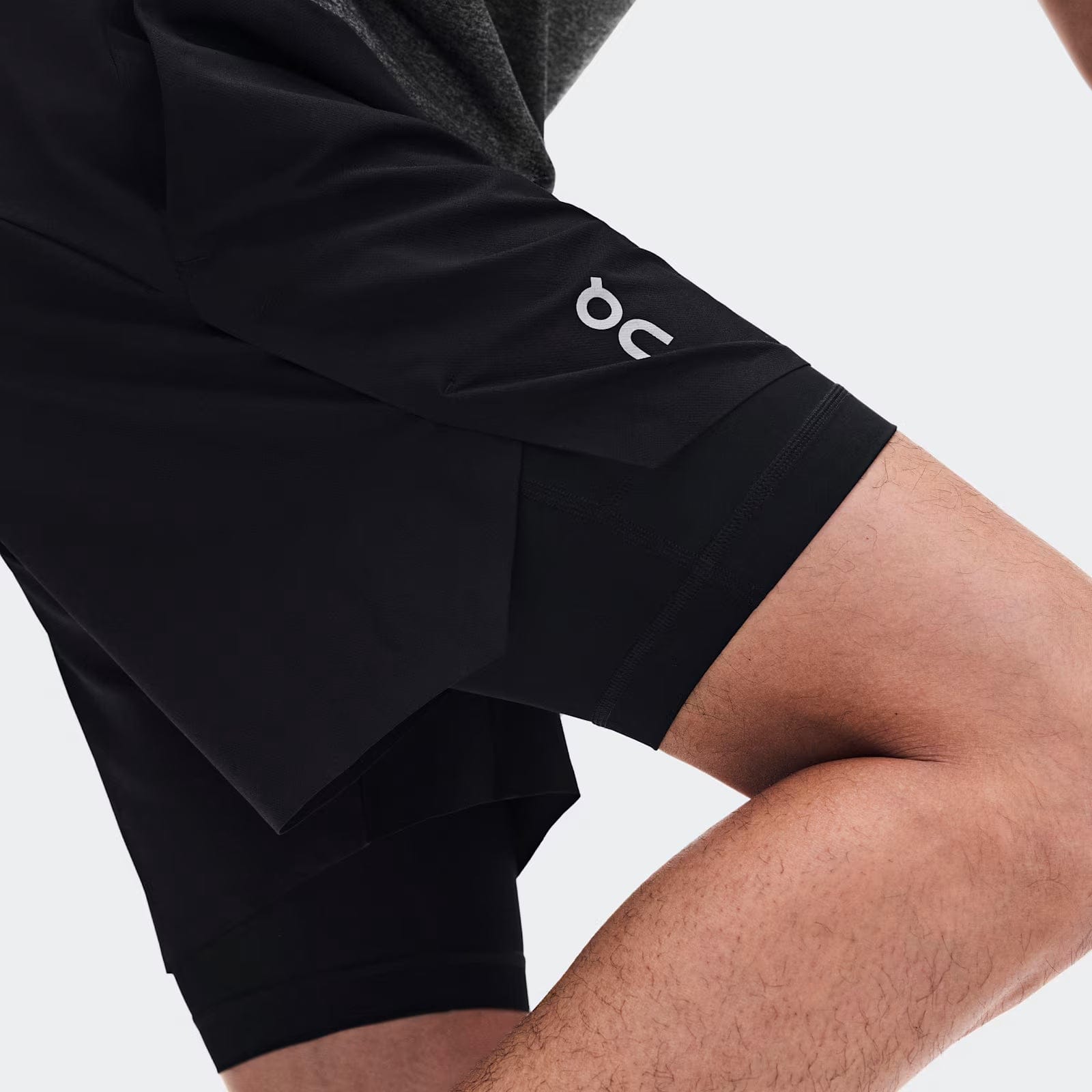 On Running On Train 2 - In - 1 Shorts Black