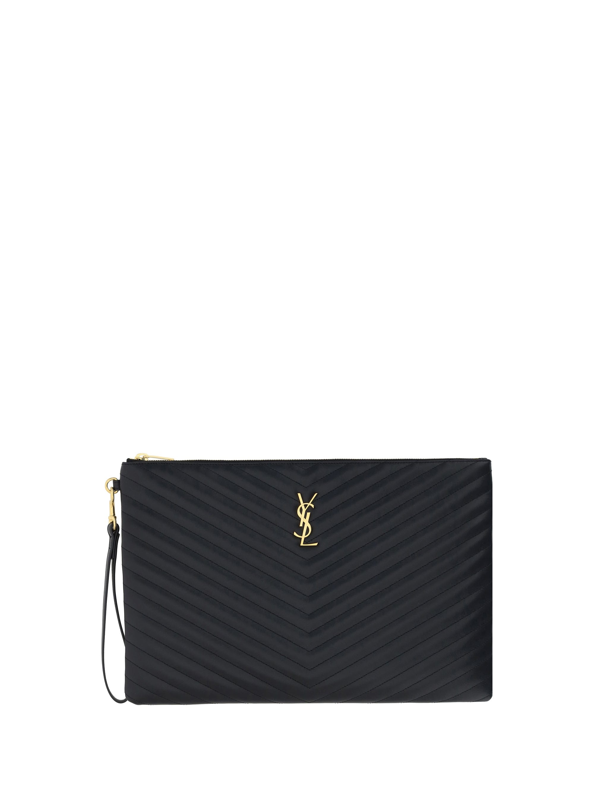 Saint Laurent Women Leather Pouch
