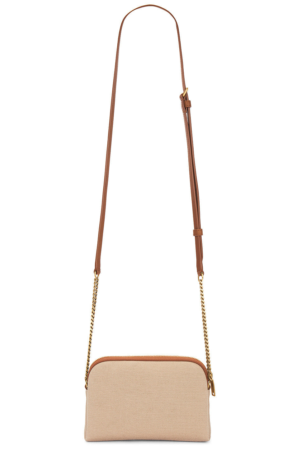 Saint Laurent Zipped Pouch Bag With Chain