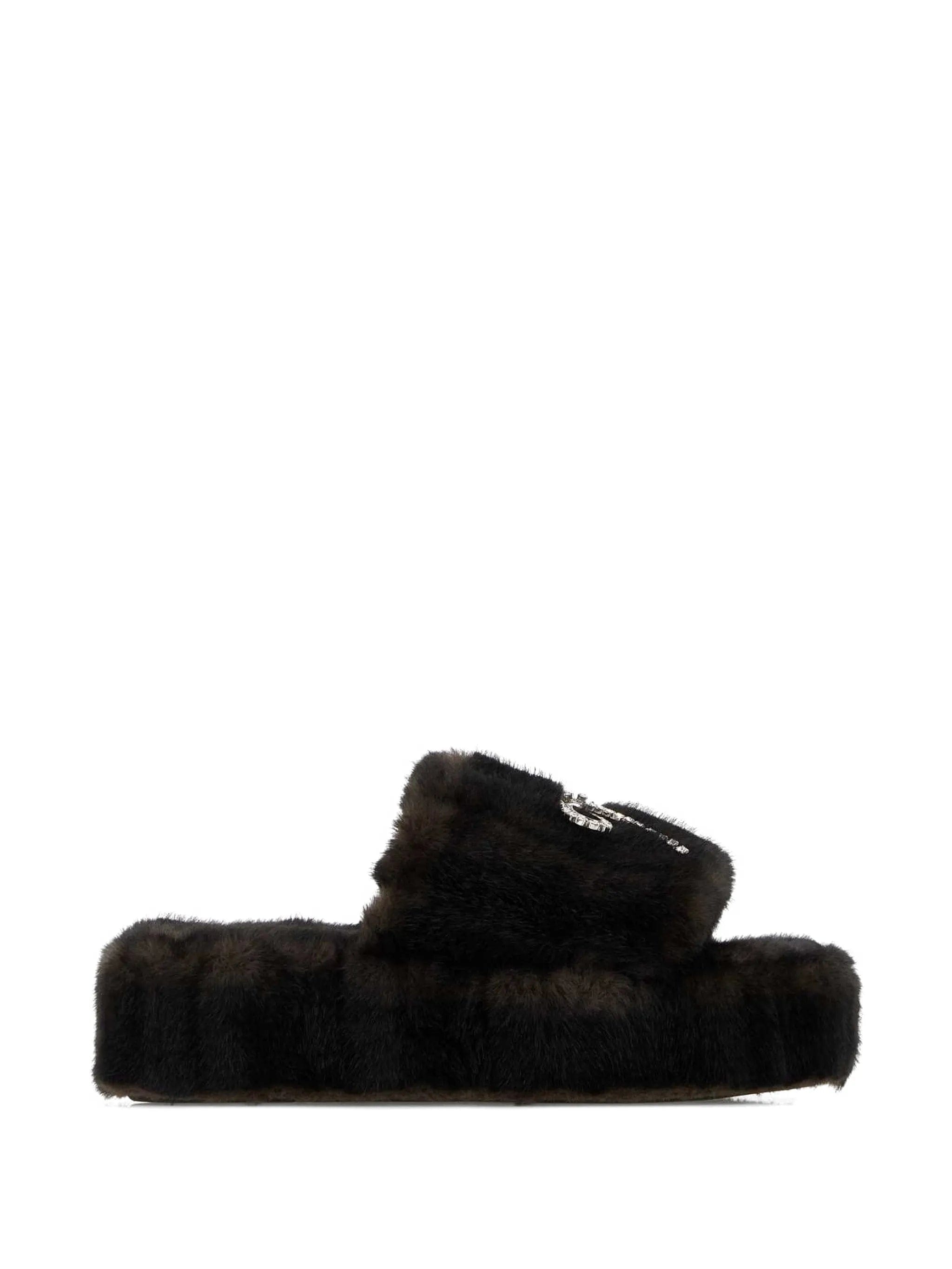 Balenciaga crystal - embellished platform slippers
