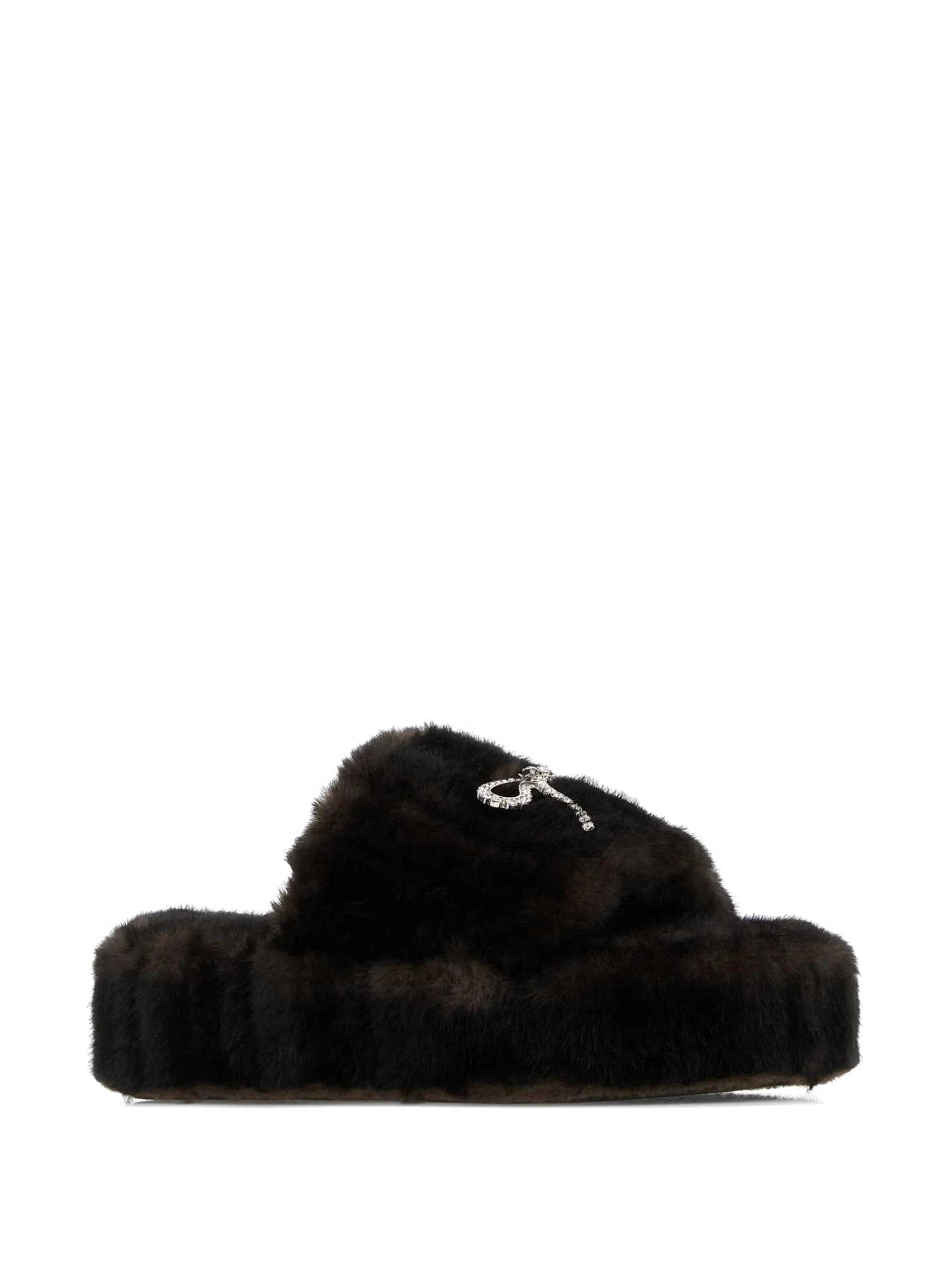 Balenciaga crystal - embellished platform slippers