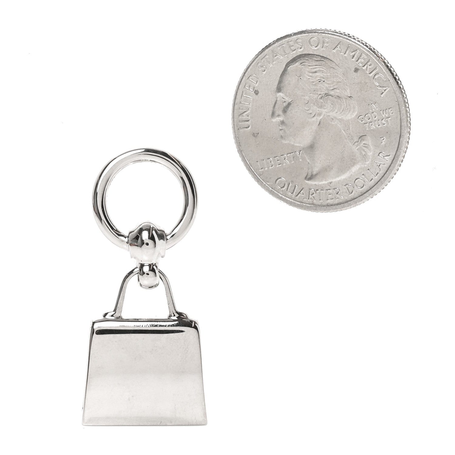 Hermes Palladium Mini Kelly Twilly Ring