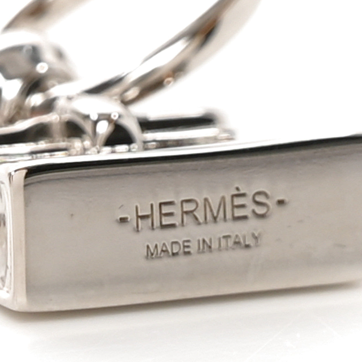 Hermes Palladium Mini Kelly Twilly Ring
