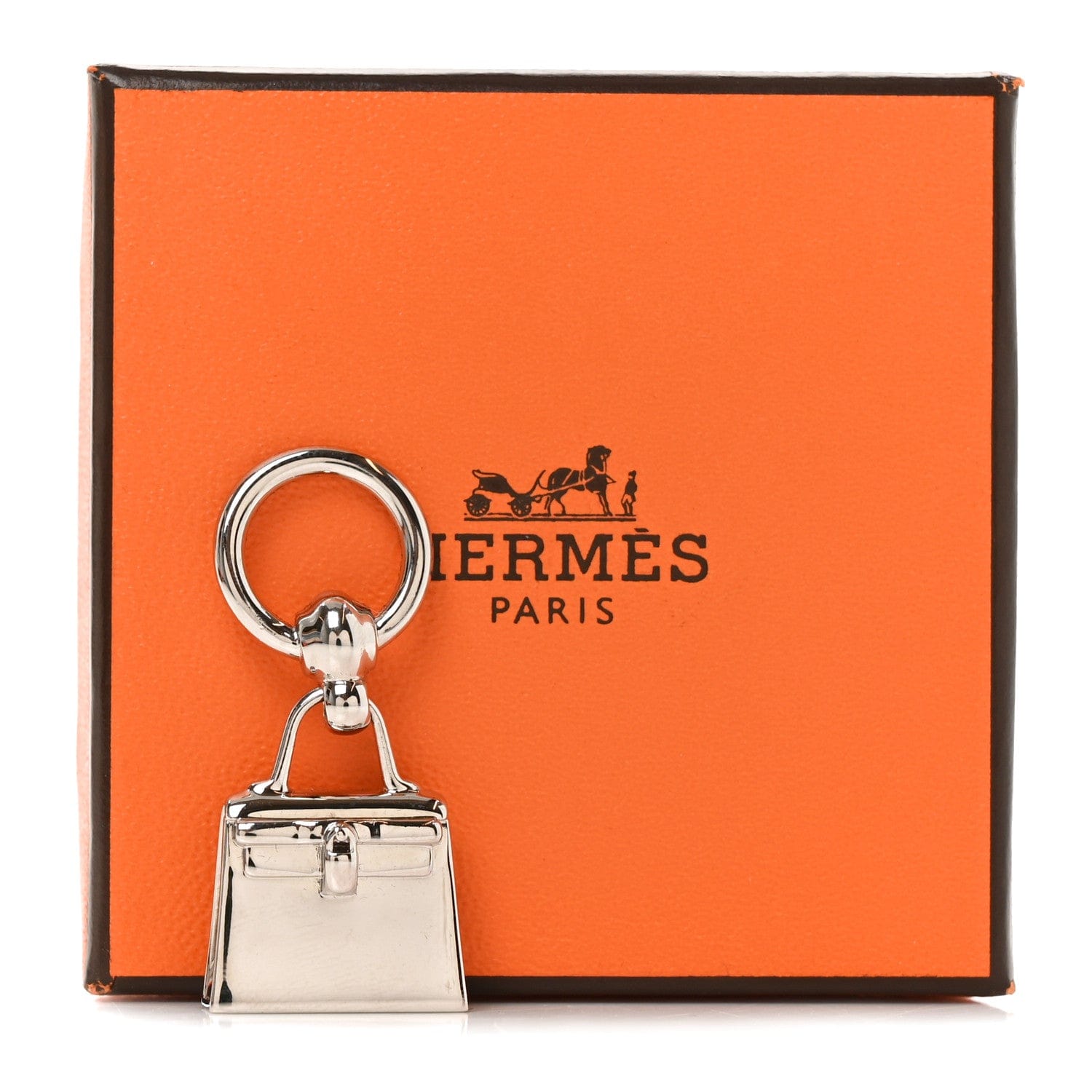 Hermes Palladium Mini Kelly Twilly Ring