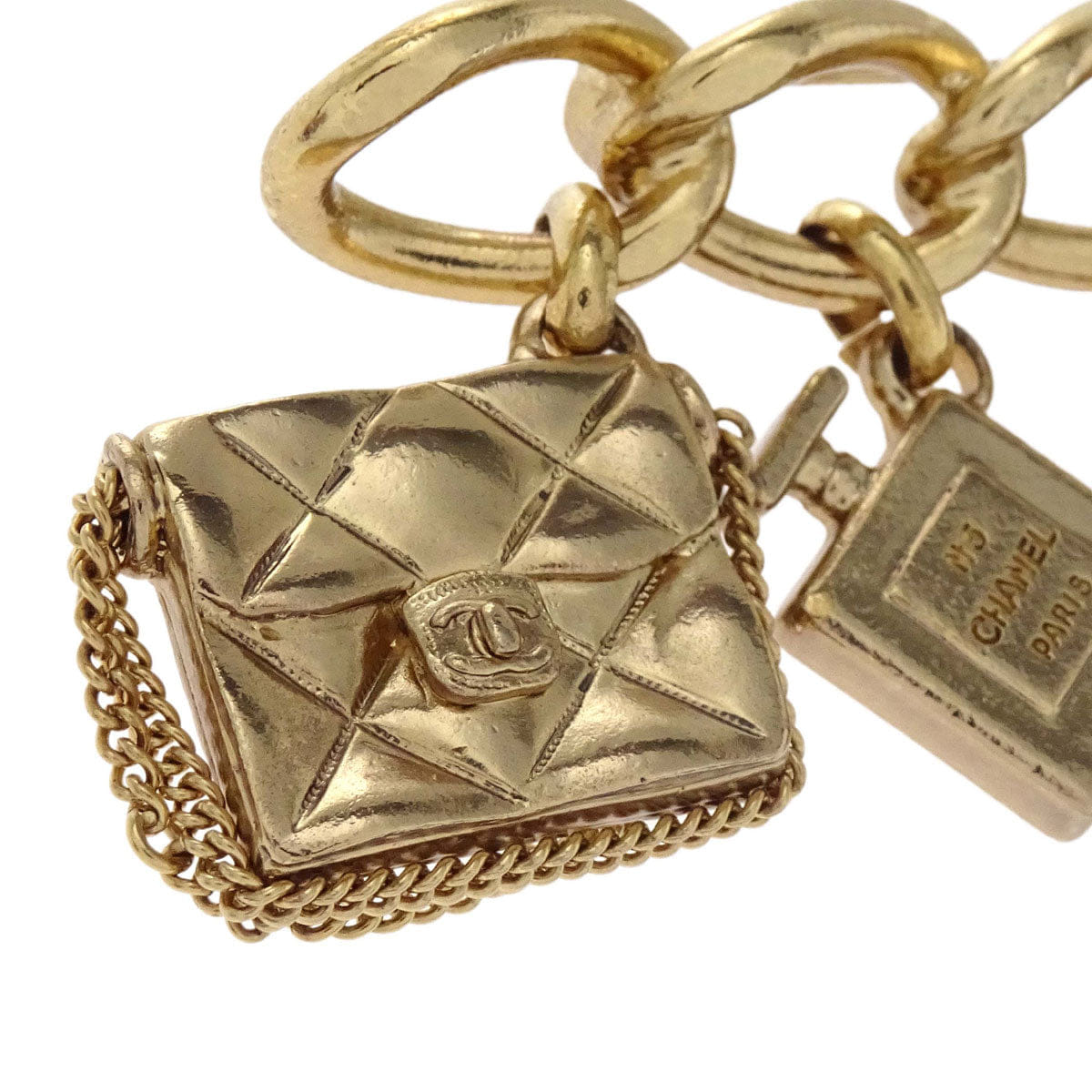 Chanel Icon Brooch Pin Bag Perfume Bottle Clover Pumps Gripoix Cross 02P