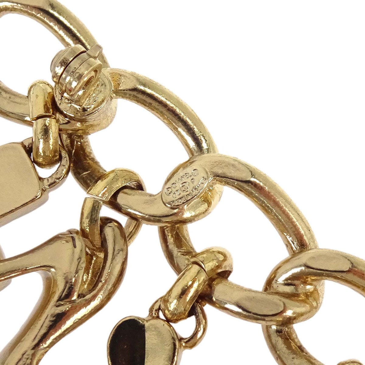 Chanel Icon Brooch Pin Bag Perfume Bottle Clover Pumps Gripoix Cross 02P