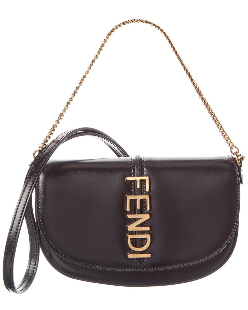 Fendi Fendigraphy Leather Wallet On Chain