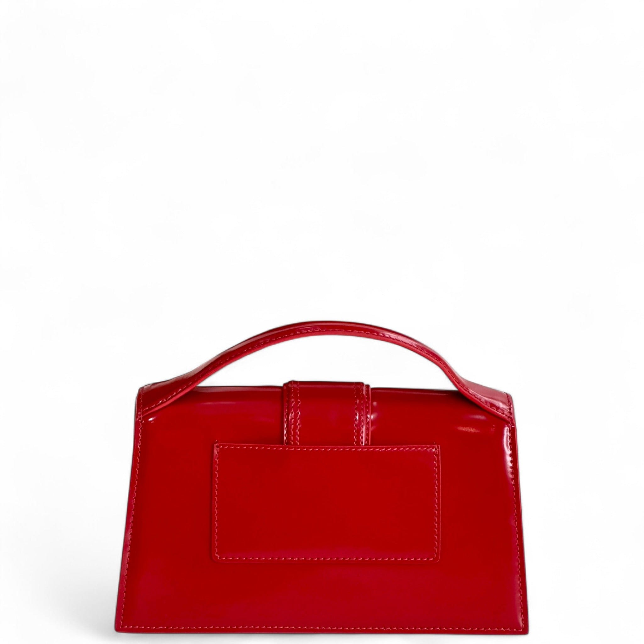 Jacquemus Le Bambino Red Patent Leather Bag